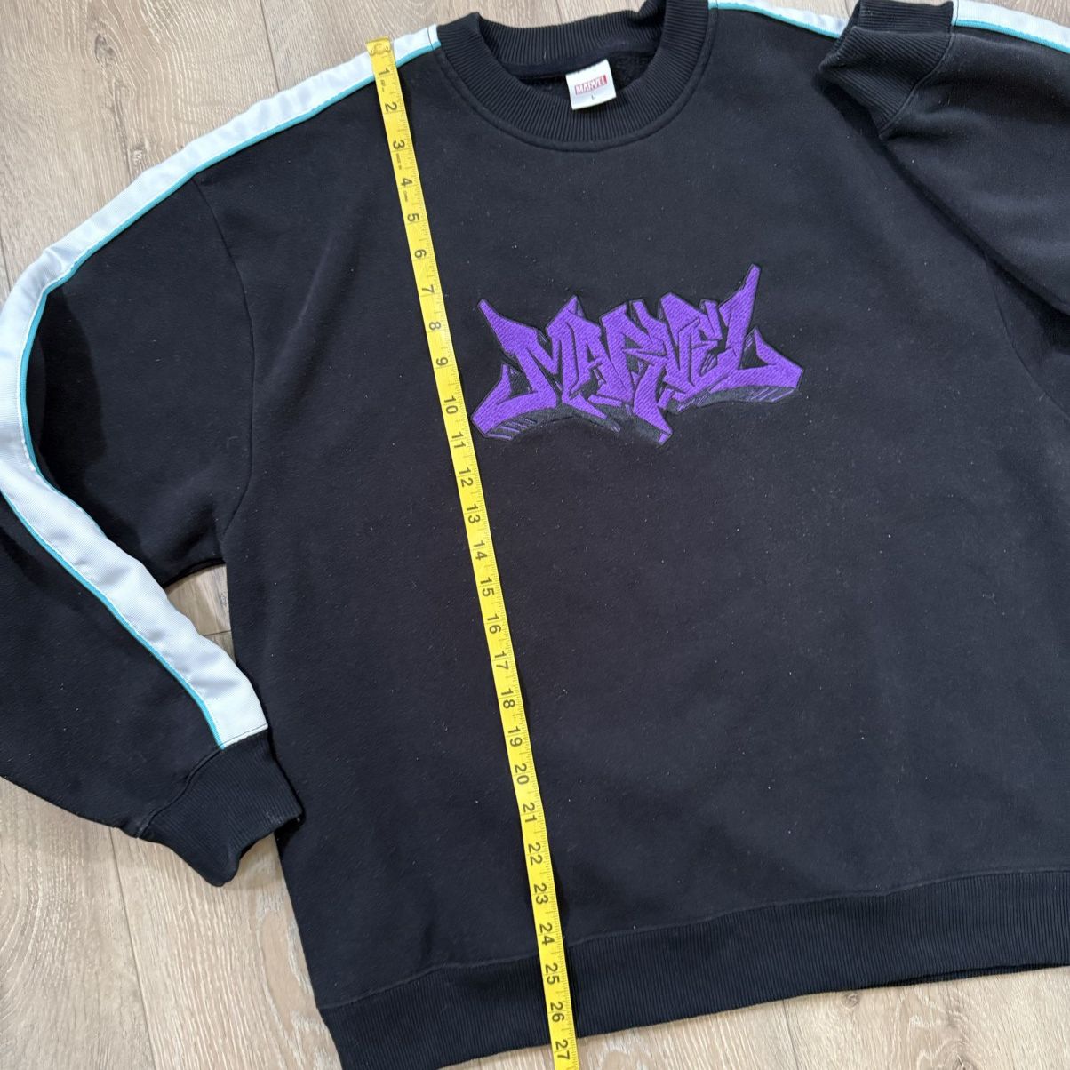 Japanese Brand × Marvel Comics Black Marvel/Japan fleece crewneck Size US L / EU 52-54 / 3 - 8 Thumbnail