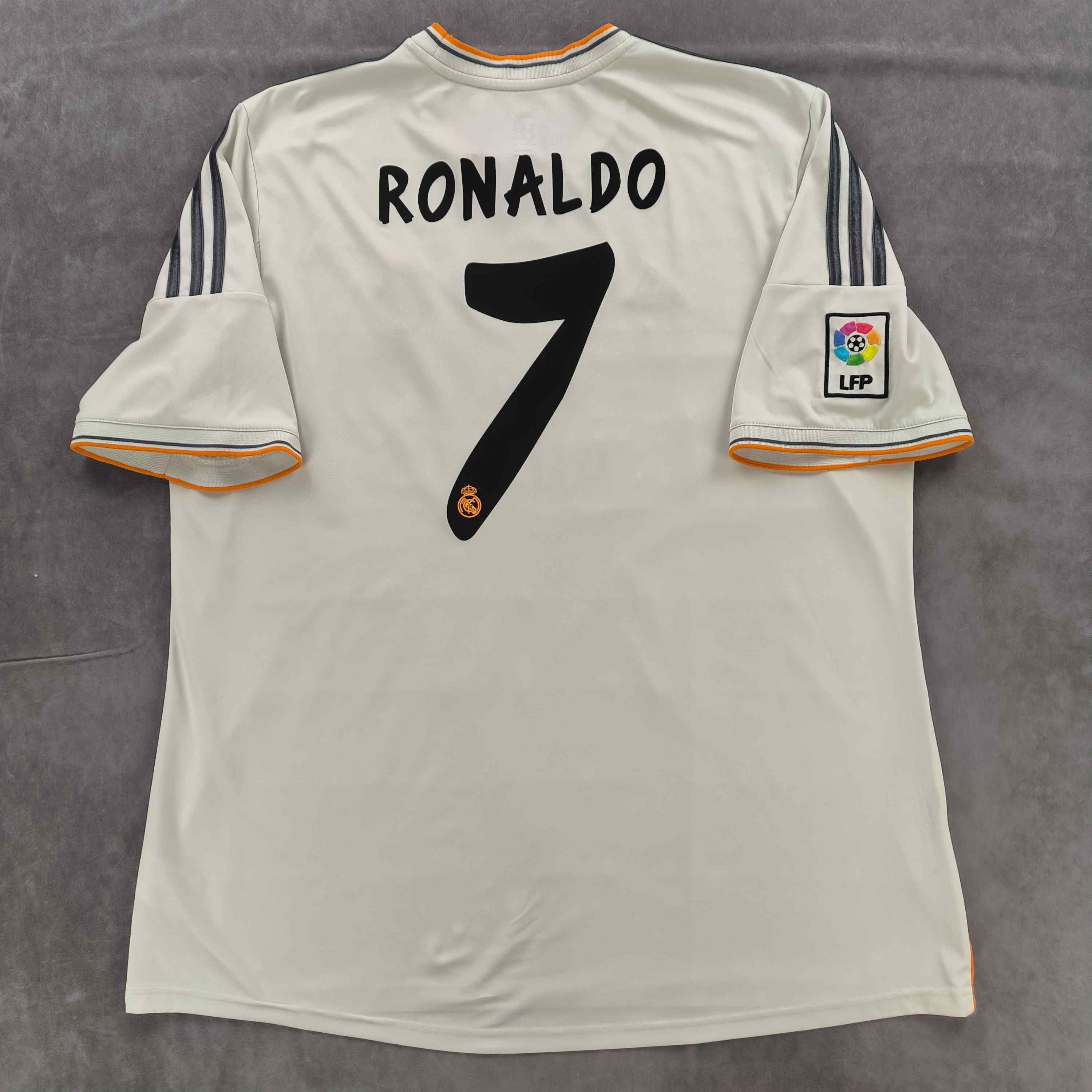Real Madrid 13-14 Adidas home C.Ronaldo football jersey XXL