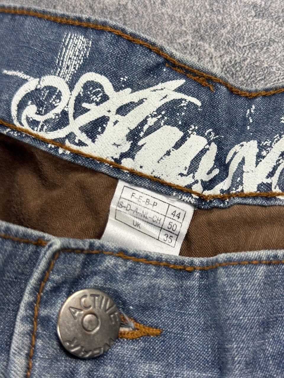 Japanese Brand Jeans Dirty Pants faded crash denim thrashed y2k distressed Size US 34 / EU 50 - 8 Thumbnail