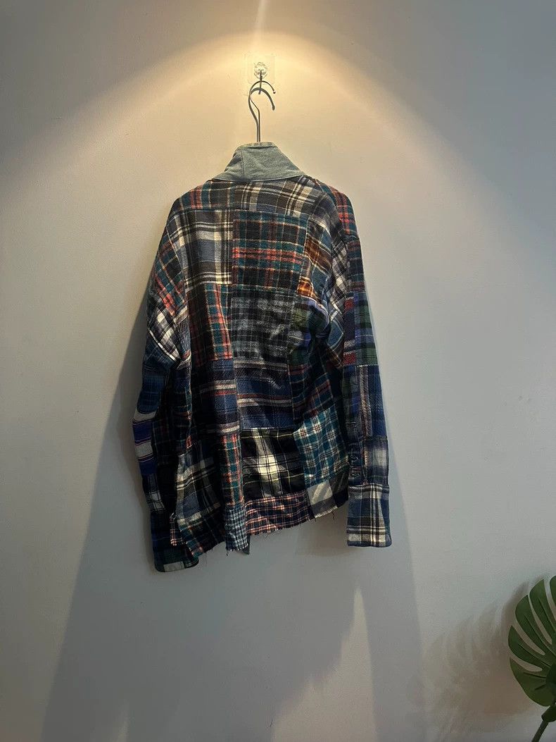 Greg Lauren Greg Lauren size2 Neutral plaid patchwork jacket Size US M / EU 48-50 / 2 - 2 Thumbnail