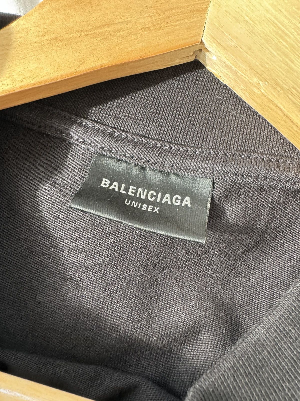 Balenciaga BALENCIAGA Black Oversized T-Shirt Size US M / EU 48-50 / 2 - 3 Thumbnail