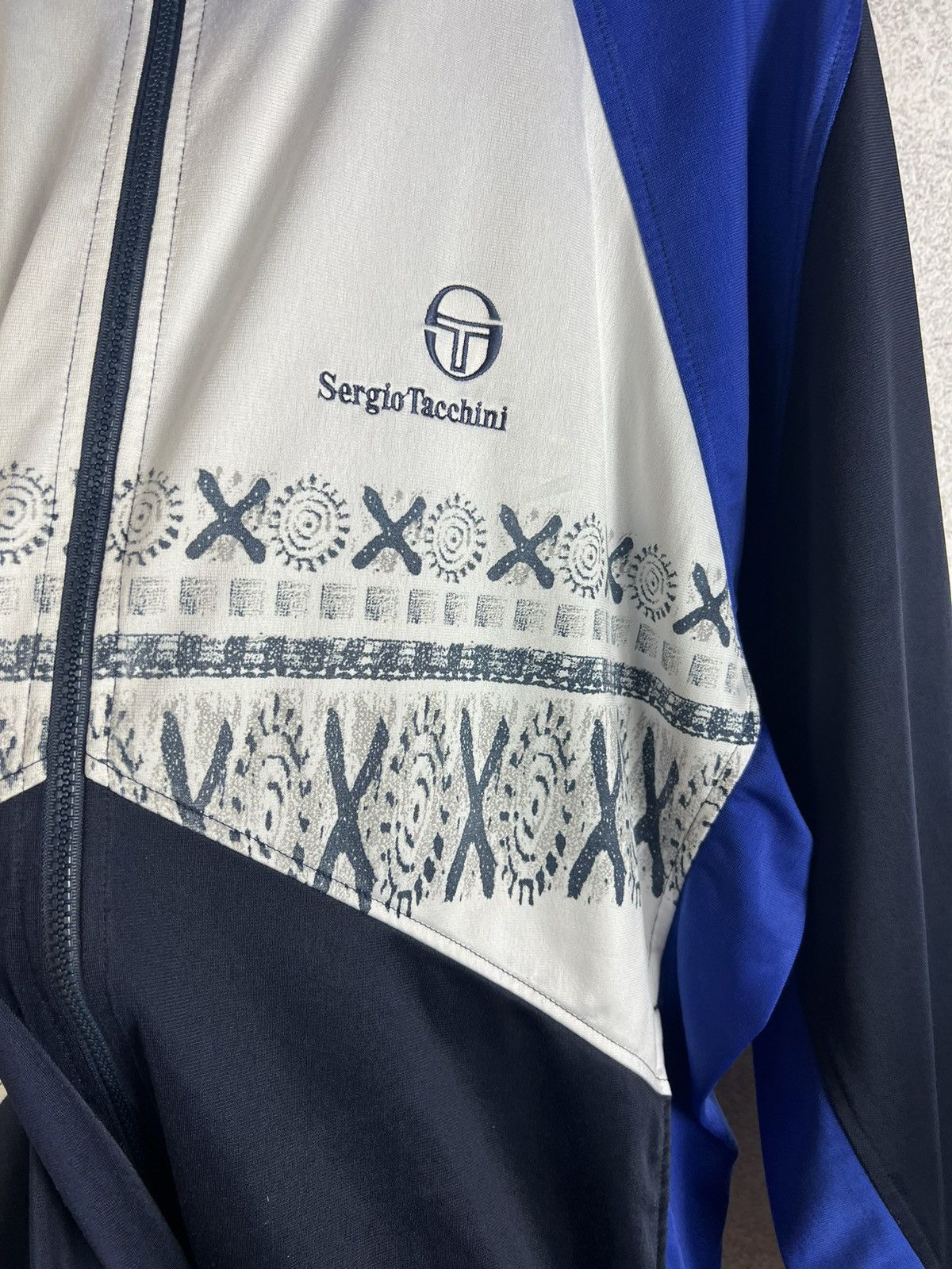 Sergio Tacchini Vintage Sergio Tacchini Casual Track Jacket Size US L / EU 52-54 / 3 - 4 Thumbnail