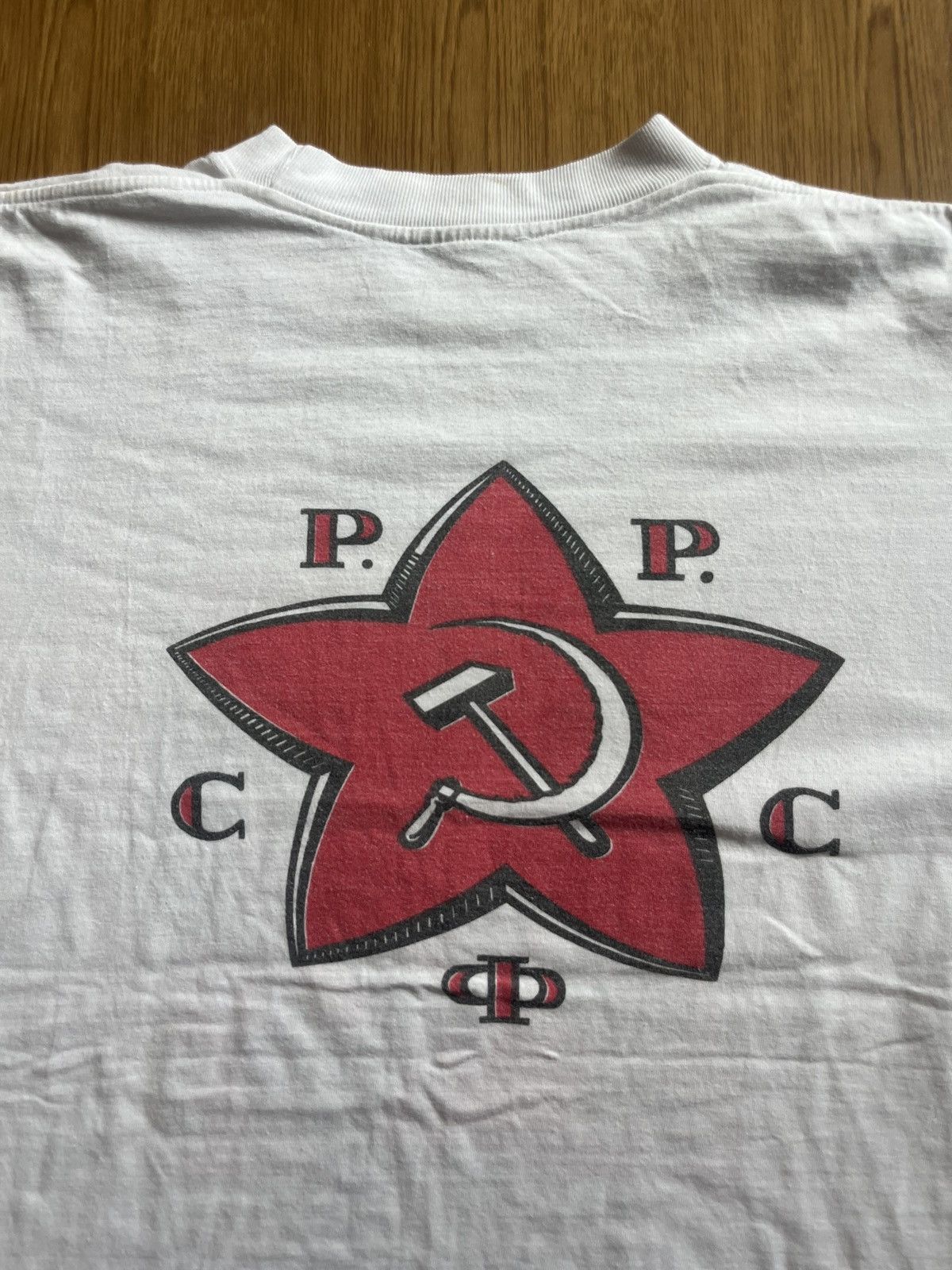 Cccp Vtg Cccp Singing Revolution 80s USSR Perestroika poster Size US XL / EU 56 / 4 - 9 Thumbnail