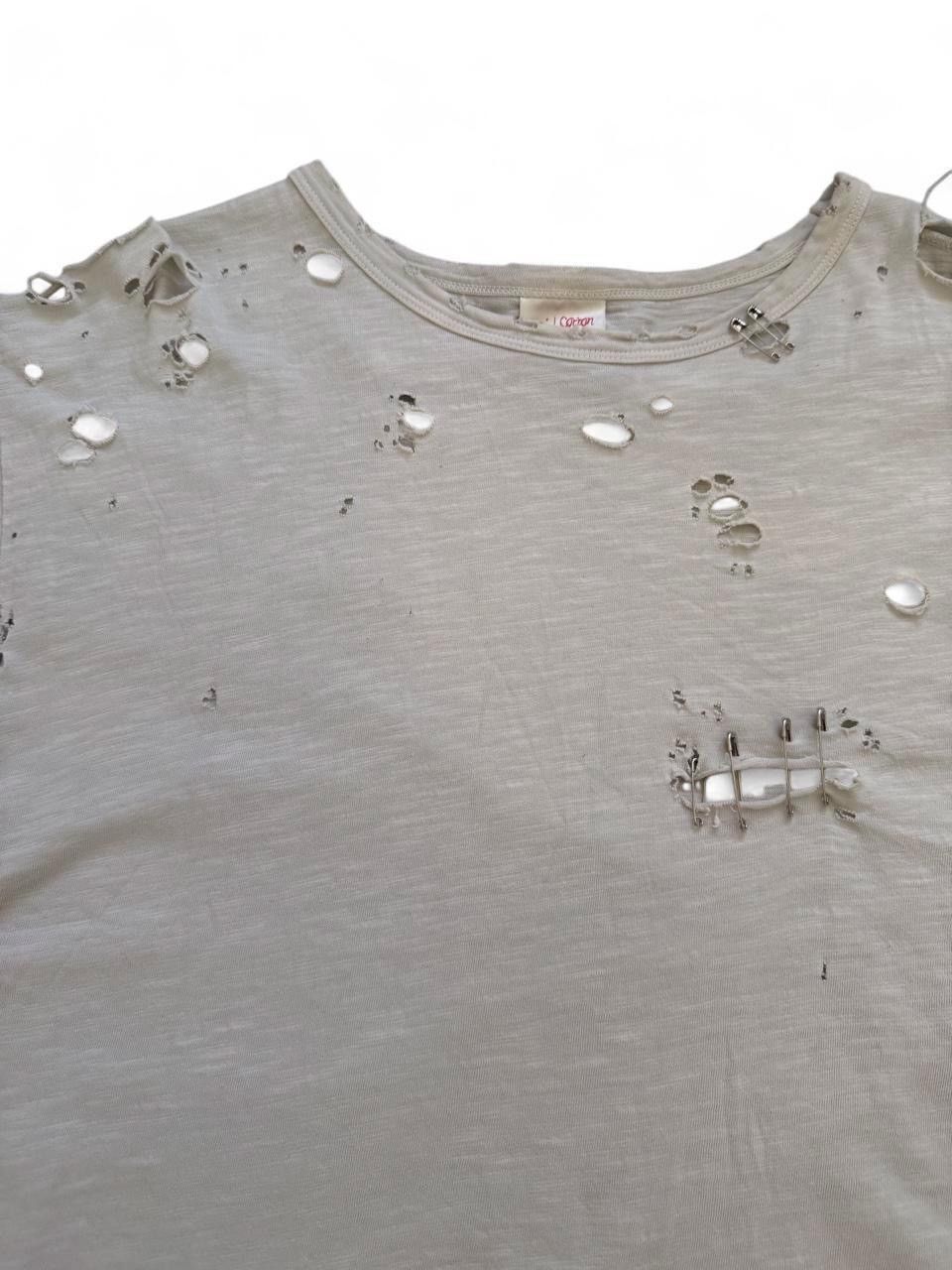 Yuremane Yuremane Hold Pin Distressed Tee Size US L / EU 52-54 / 3 - 3 Thumbnail