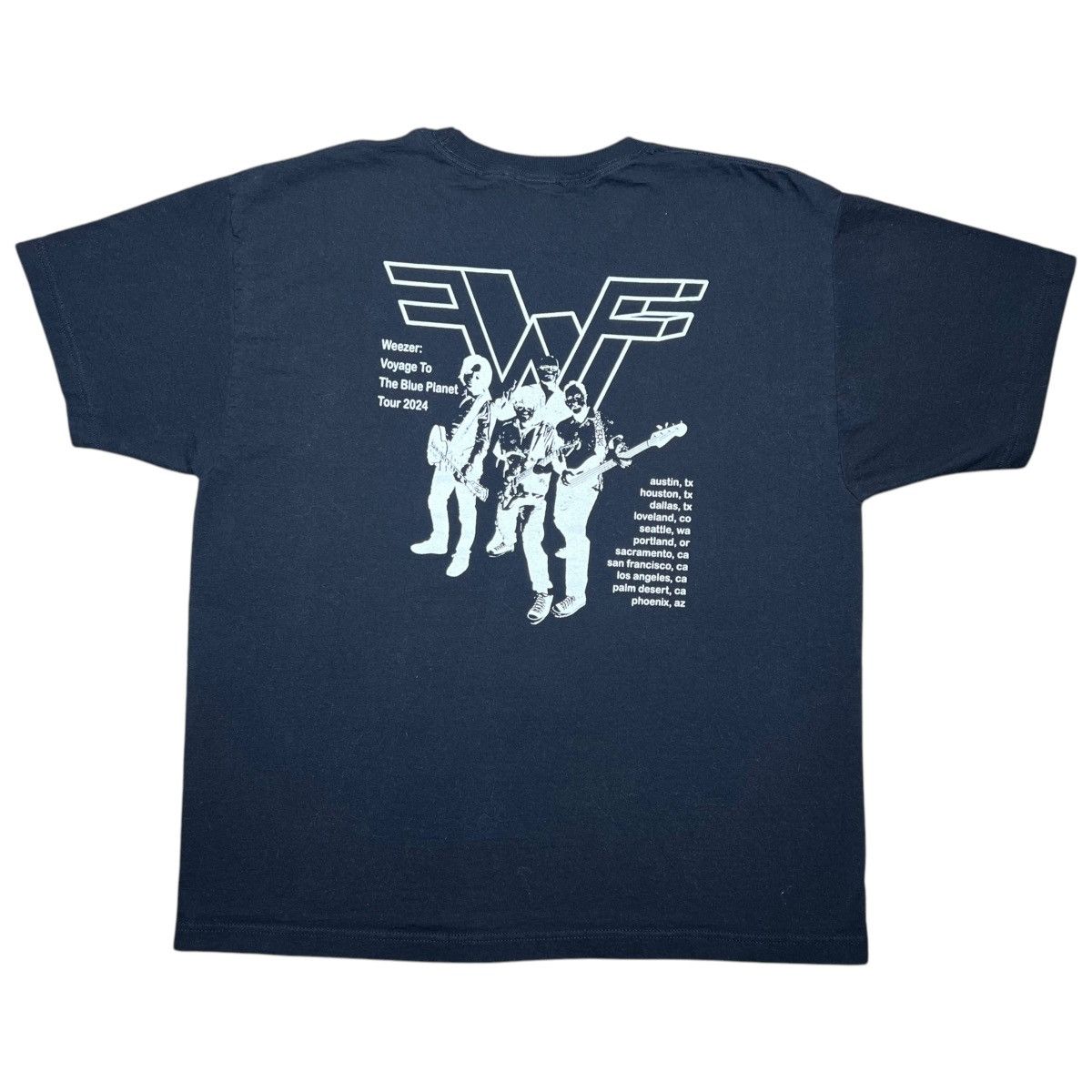 Band Tees × Vintage 2024 Weezer Voyage To The Blue Planet Tour Graphic Band Tee Size US XL / EU 56 / 4 - 2 Thumbnail