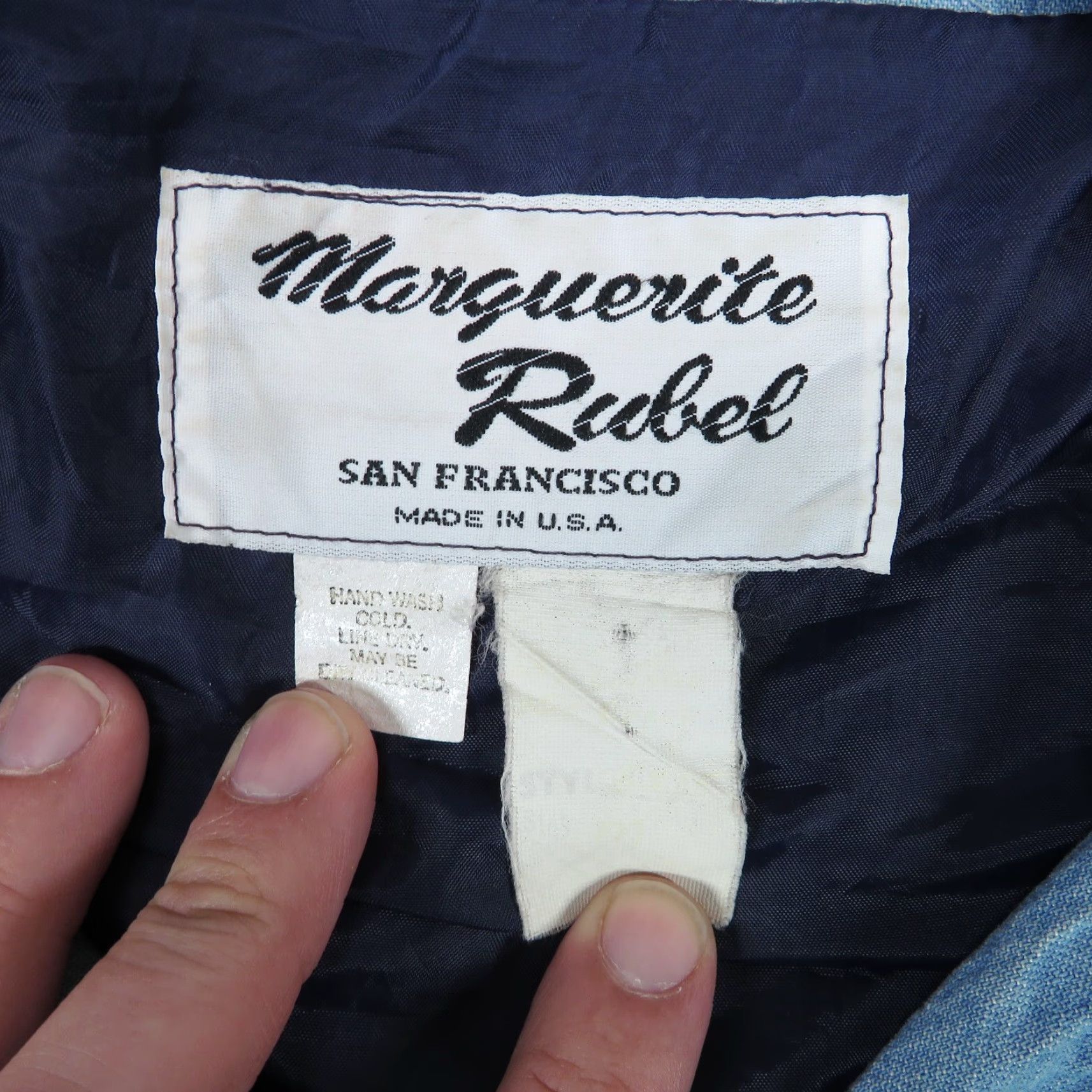 Vintage VINTAGE Marguerite Rubel Jacket Womens XL 80s Hand Made in USA Manhattan Transfer Quilt Jacket Size XL / US 12-14 / IT 48-50 - 5 Thumbnail