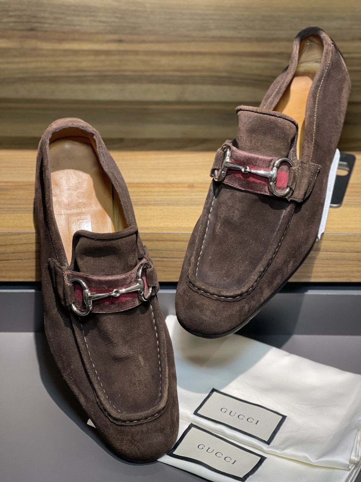 Gucci Authentic Gucci Horsebit Loafer UK7 EU41 CM26 Size US 8 / EU 41 - 1 Thumbnail