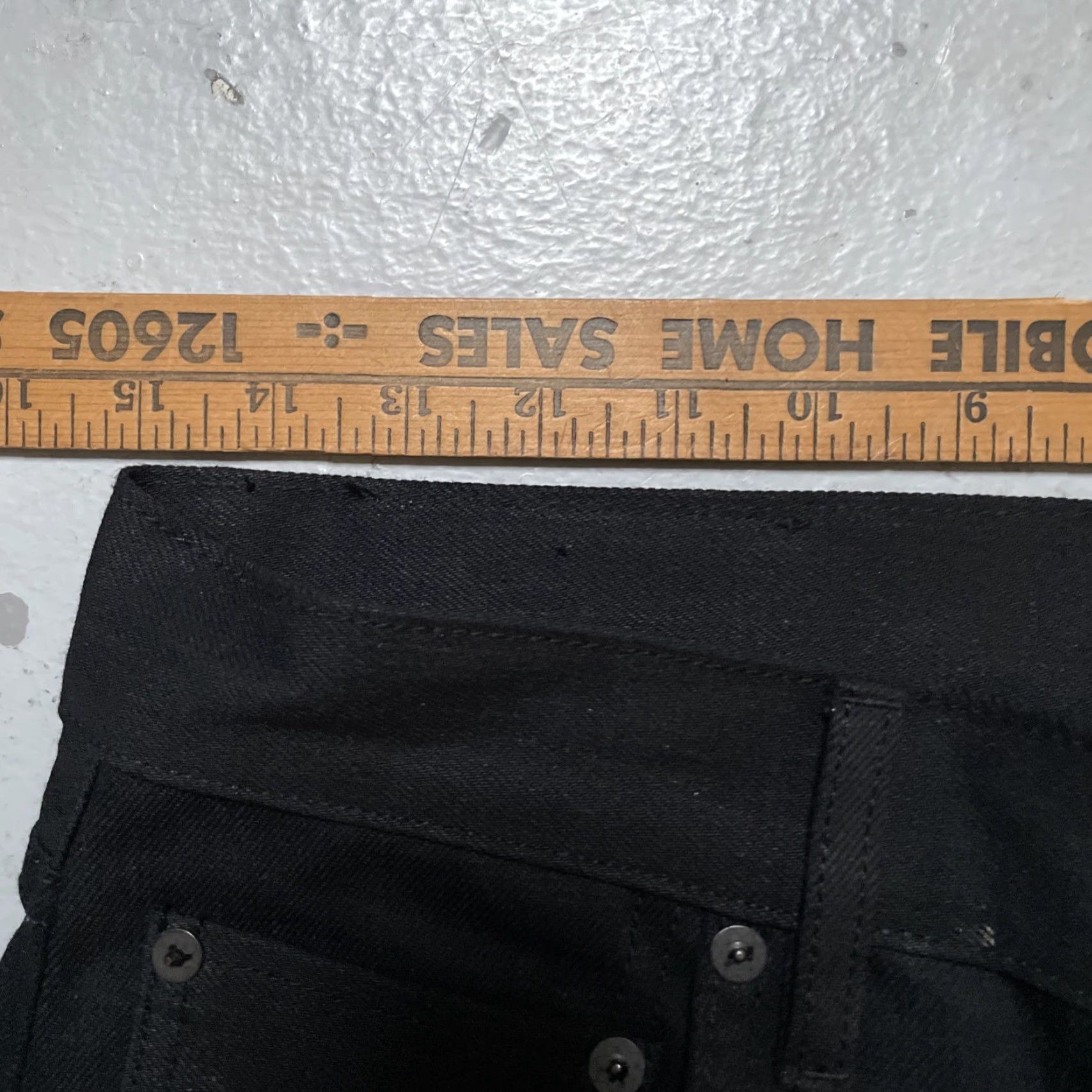 Vintage Ginew Selvedge Black Denim Jeans Made In USA 30 NWT Unisex Adults Jeans Shirt? Size US 30 / EU 46 - 7 Thumbnail