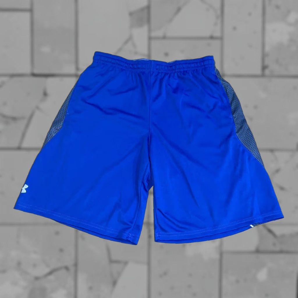 Under Armour Under Armour Men's Athletic Shorts Size M Blue Drawstring Activewear Size US 31 - 1 Thumbnail