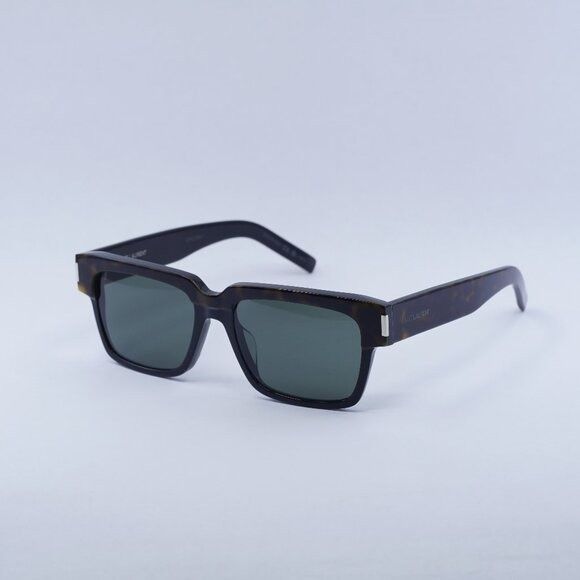Saint Laurent Paris New Saint Laurent SL732 003 Vadim Sunglasses - Havana Frame Size ONE SIZE - 3 Thumbnail
