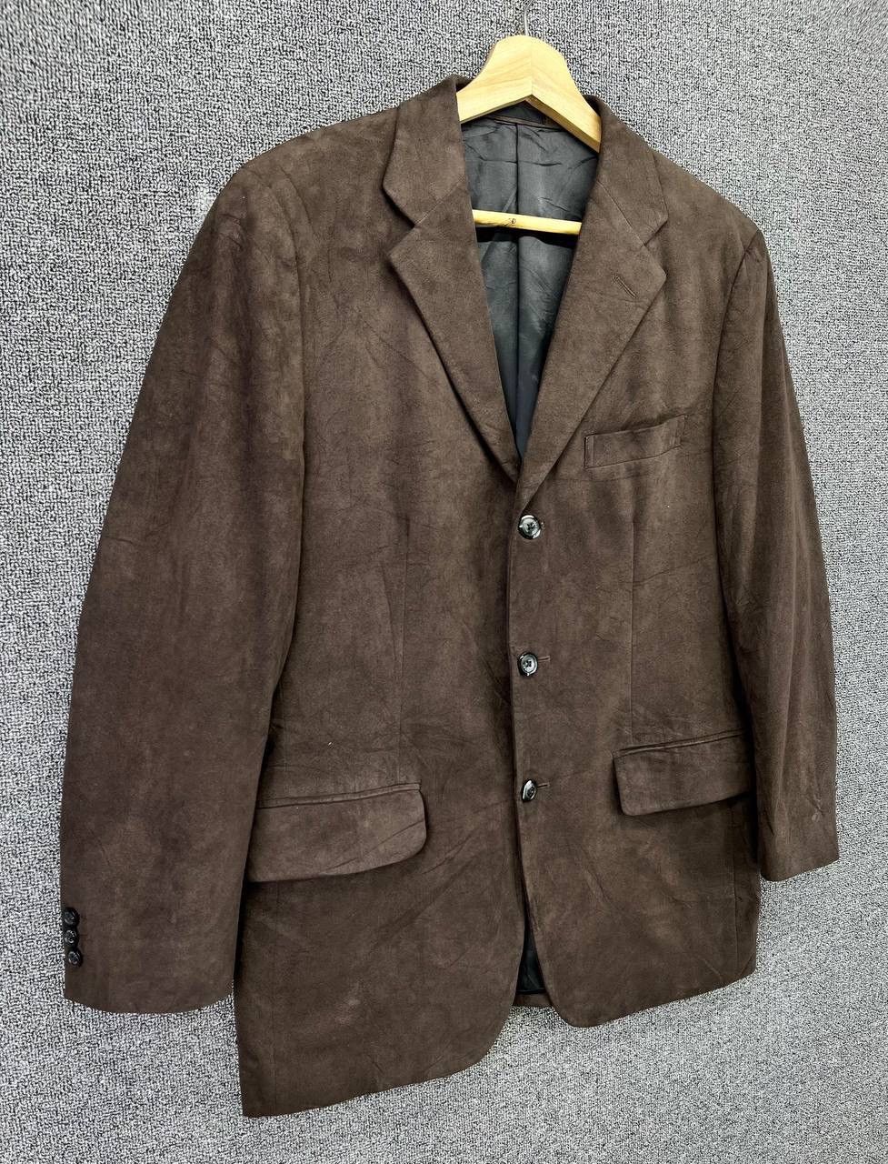 Burberry Vintage Burberry London Leather Blazers Coat Jacket Size US M / EU 48-50 / 2 - 2 Thumbnail