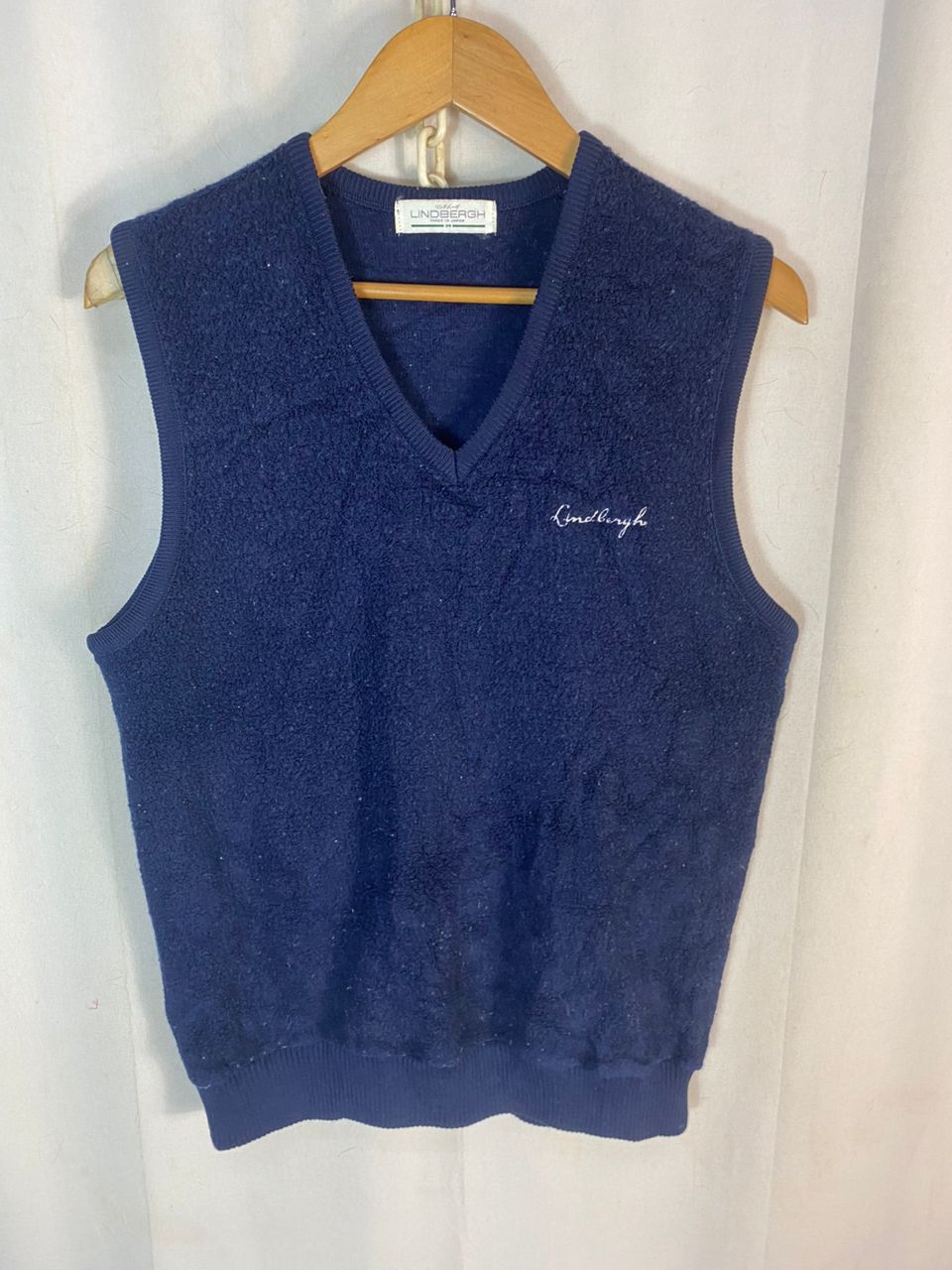 Japanese Brand × Lindbergh Vintage Lindbergh knit sleeveless shirt Size US S / EU 44-46 / 1 - 3 Thumbnail