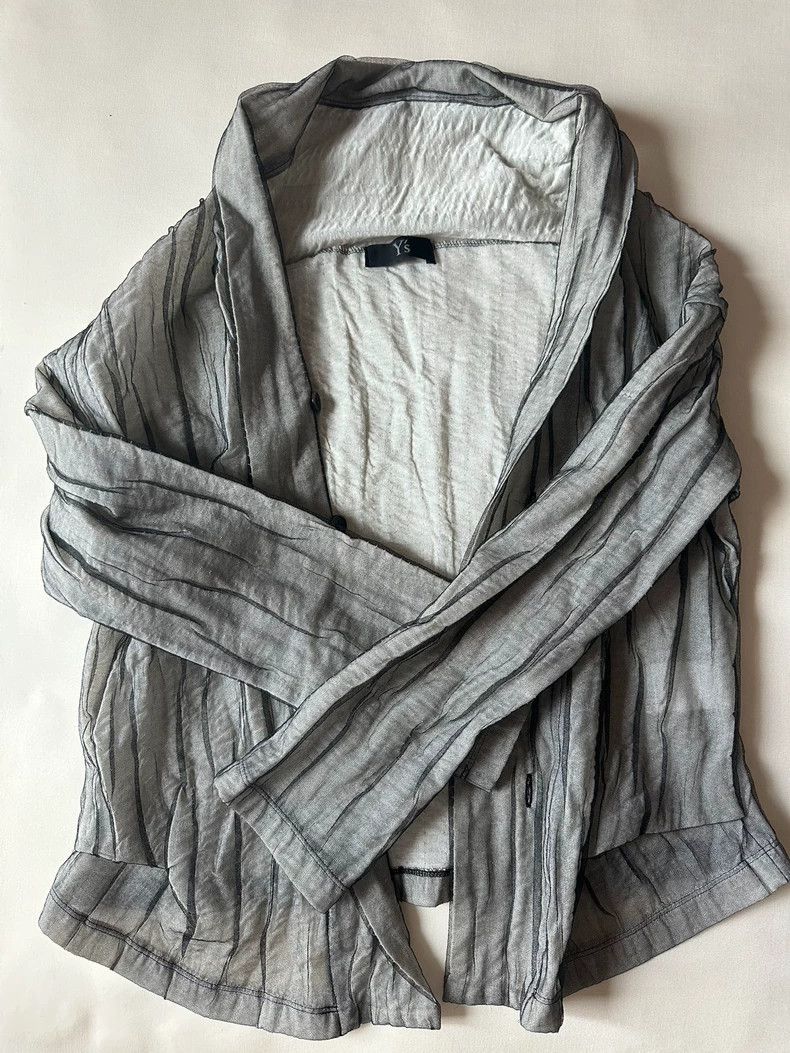 Y's Y's Pile collar see-through cotton jacket Size US M / EU 48-50 / 2 - 1 Thumbnail