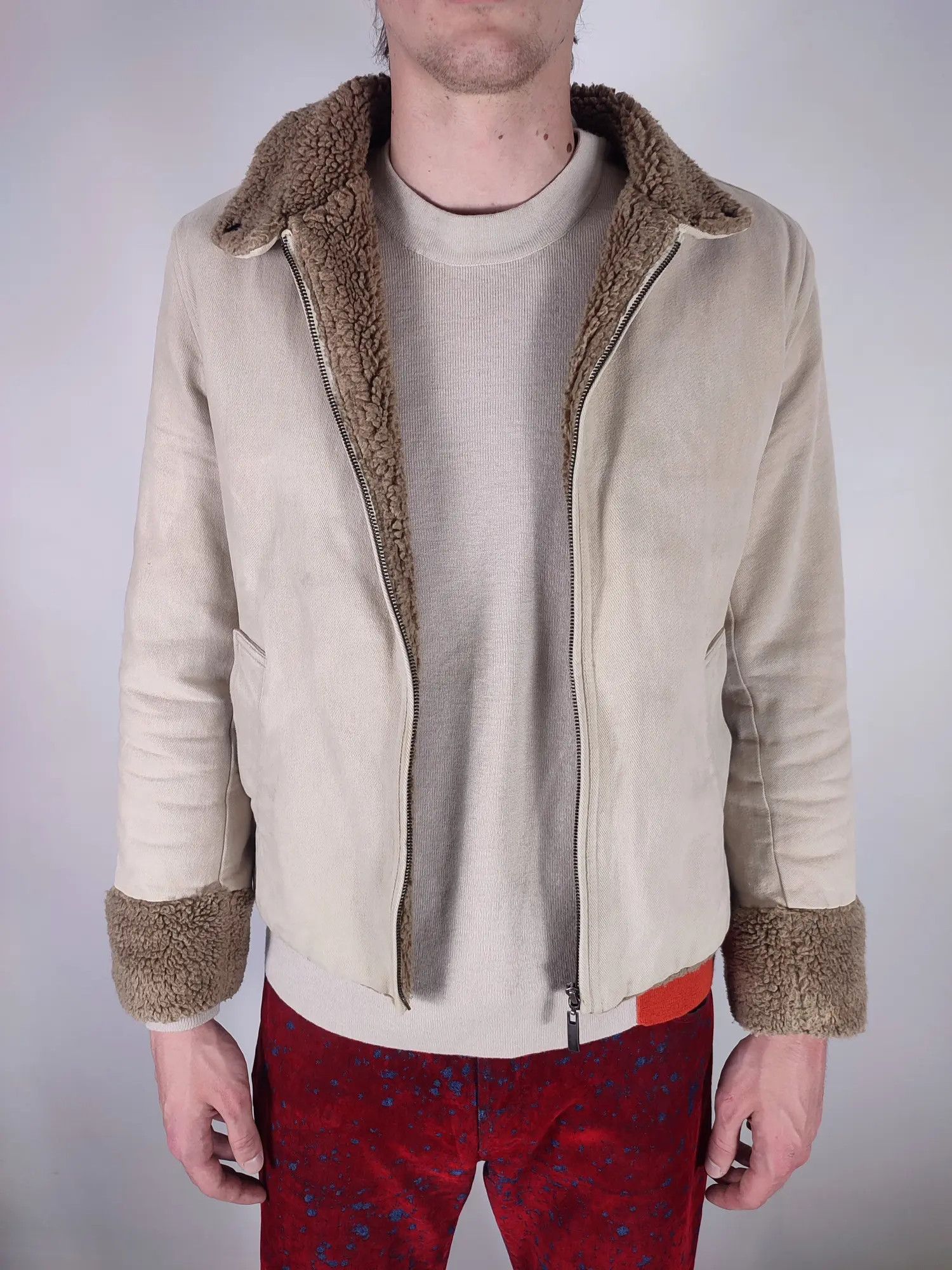Dolce & Gabbana Vintage Y2K Dolce Gabbana Sheep Teddy Jacket Size US S / EU 44-46 / 1 - 2 Thumbnail