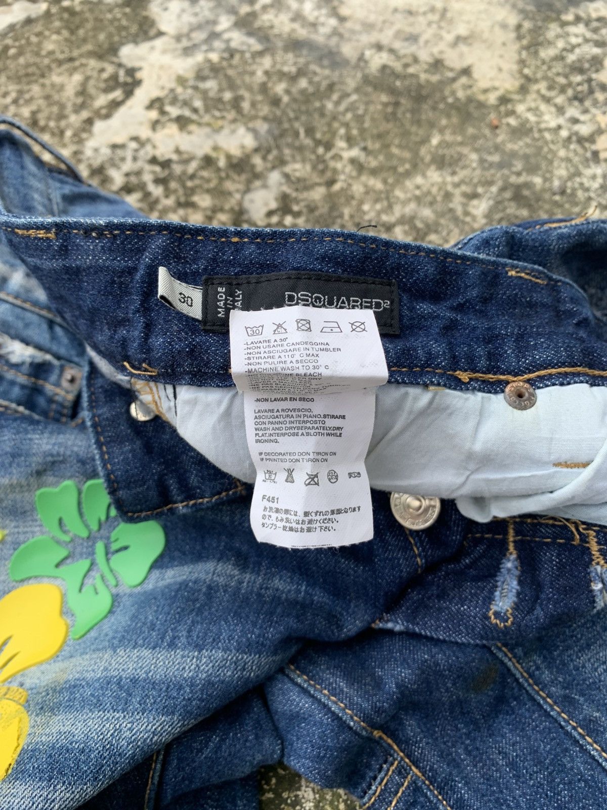 Dsquared2 Dsquared2 Blue Jeans Size 29" - 9 Thumbnail