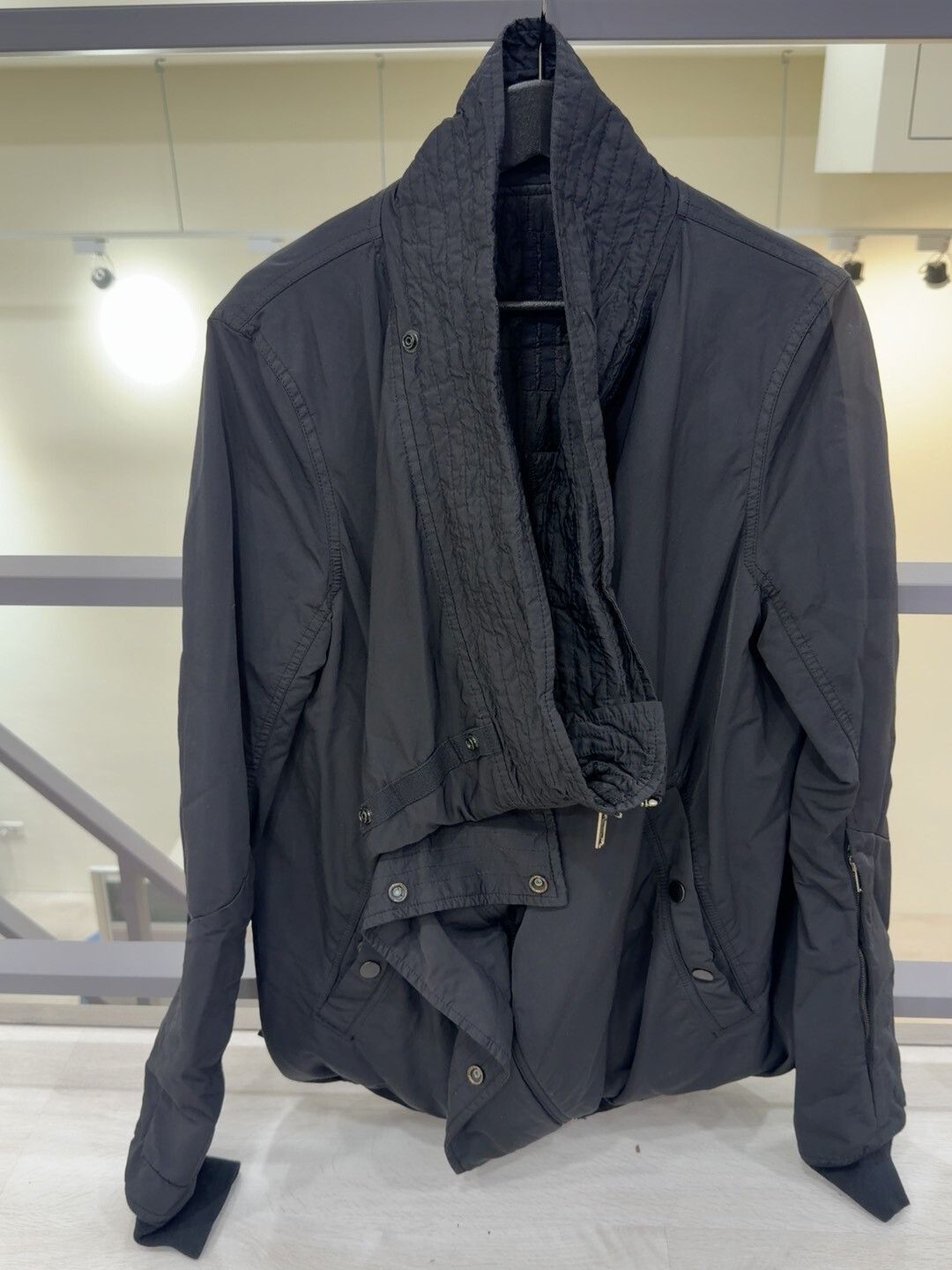 Rick Owens Drkshdw Rick Owens DRKSHDW Black Short Jacket Size US M / EU 48-50 / 2 - 1 Thumbnail