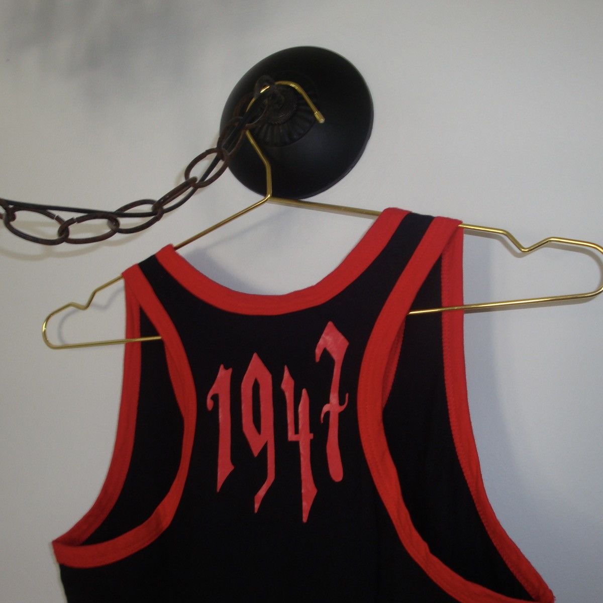Dior × John Galliano × Vintage Dior 2002 Spring Gothic Logo Red Tank Size M / US 6-8 / IT 42-44 - 5 Thumbnail