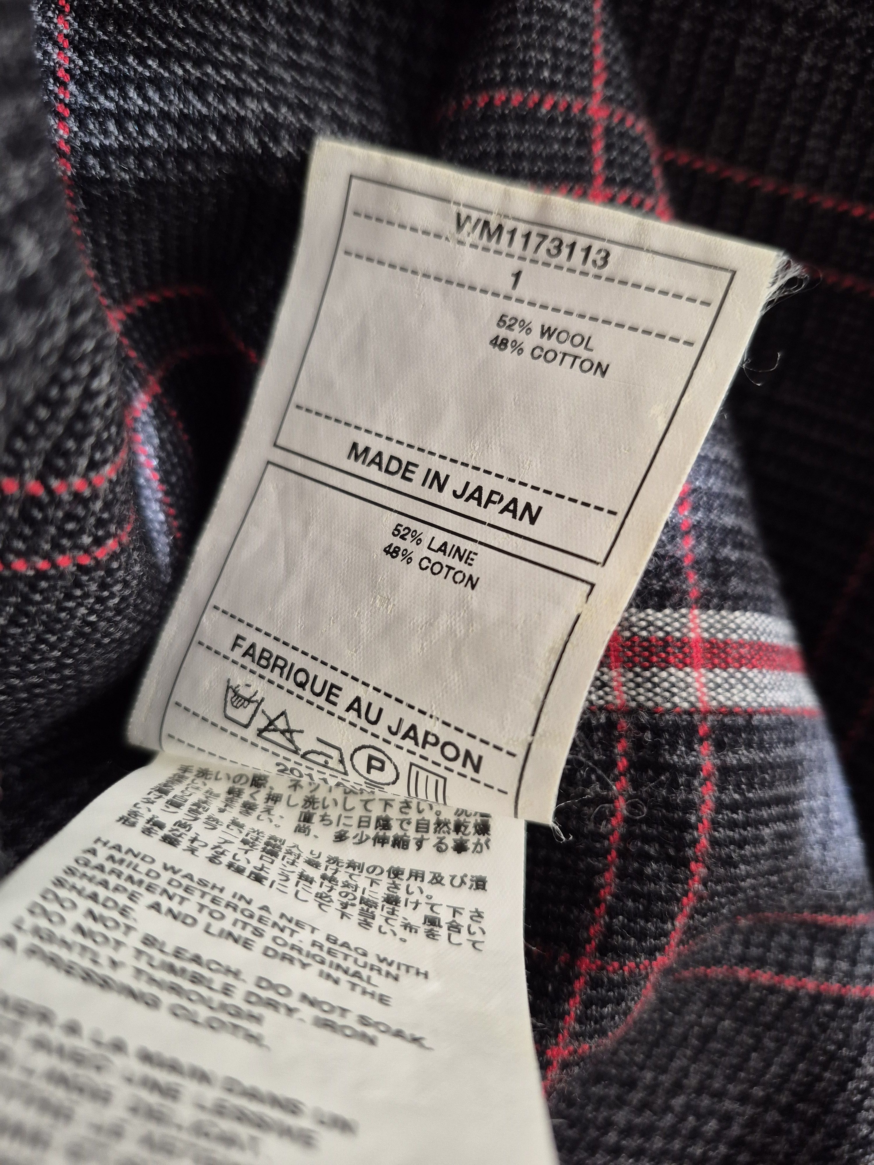 White Mountaineering Wool Flannel Size US S / EU 44-46 / 1 - 6 Thumbnail