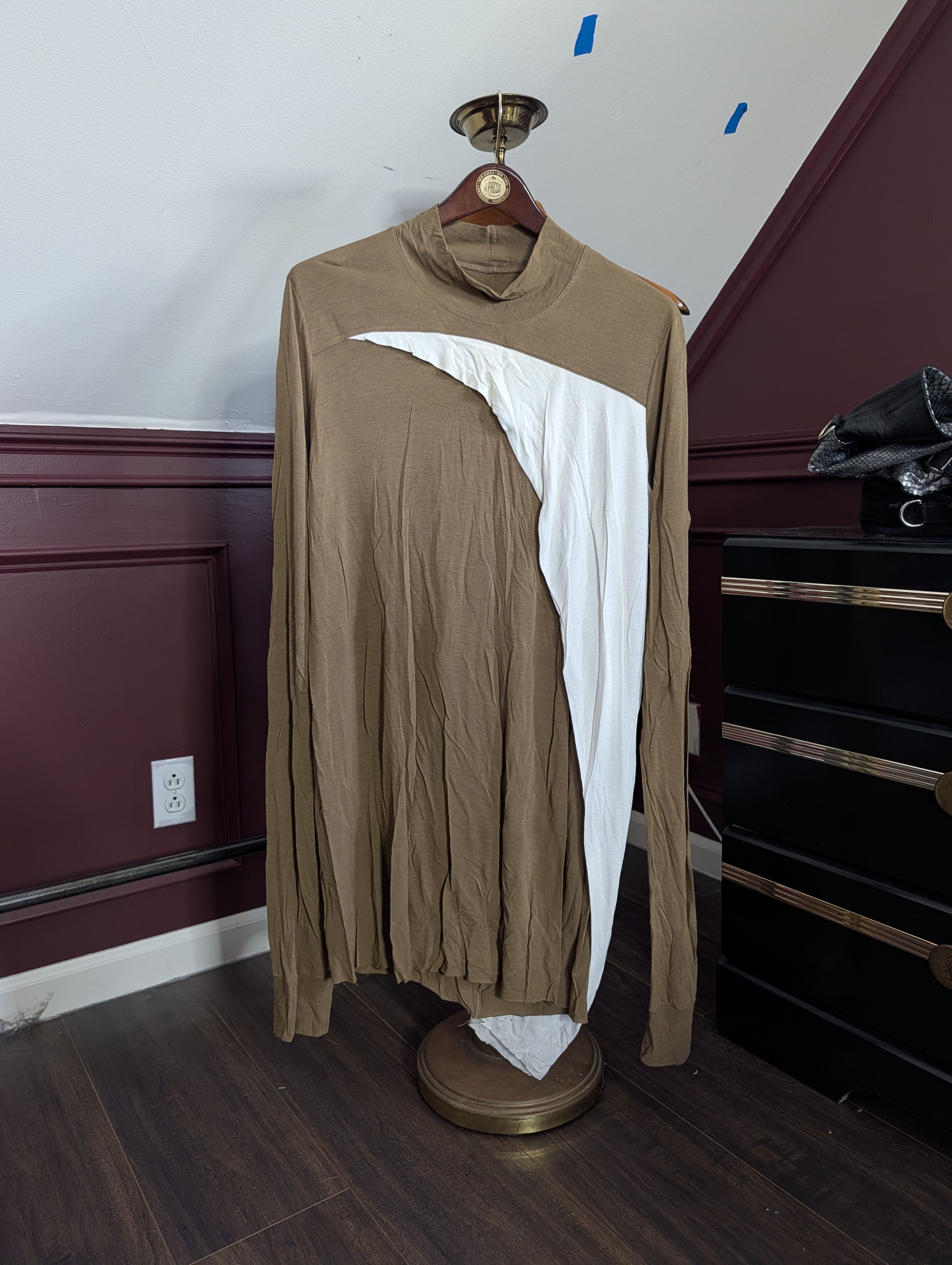 Rick Owens FW15 Sphinx layered draped virgin wool longline sweater Size US M / EU 48-50 / 2 - 1 Thumbnail