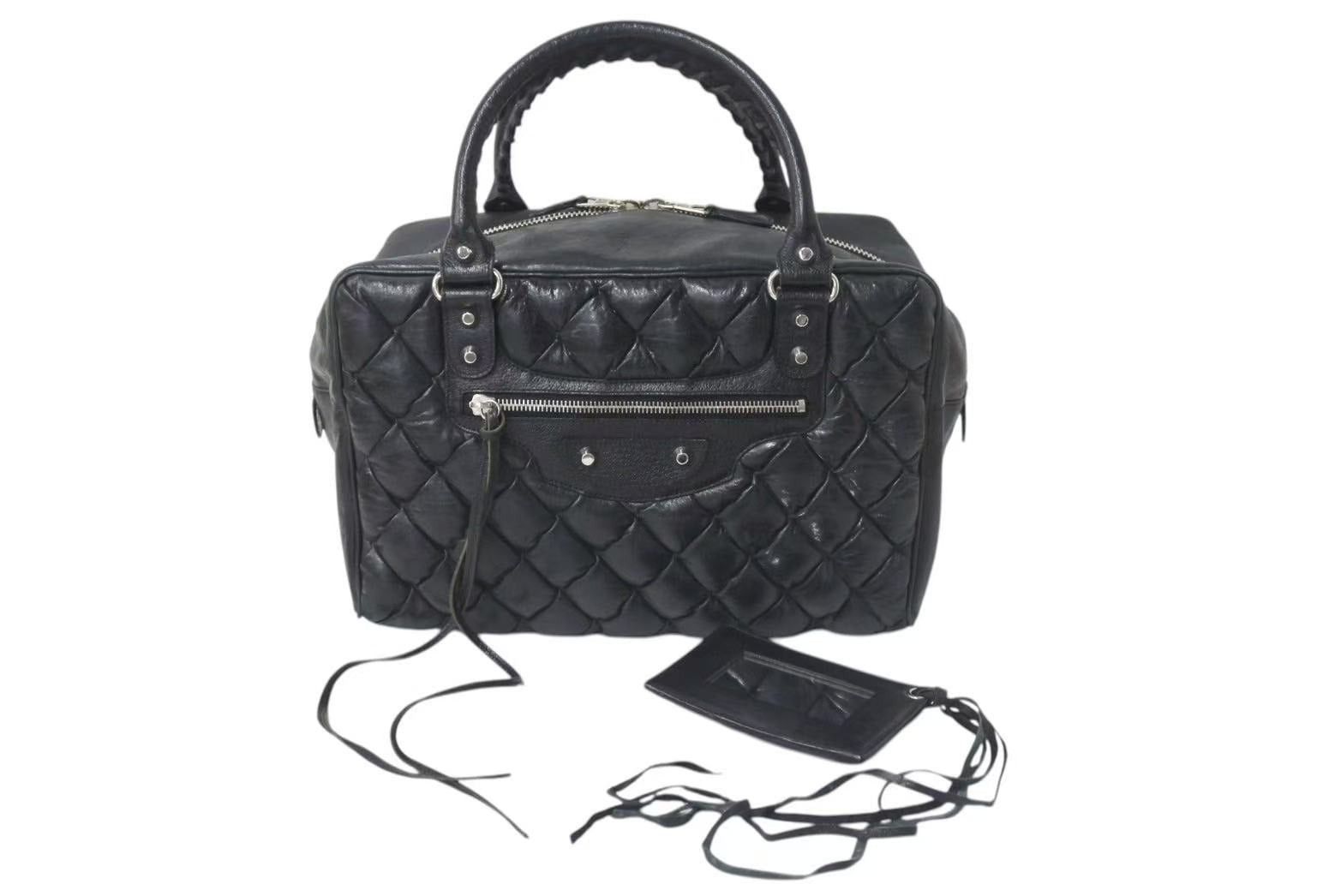 Balenciaga Balenciaga Matelasse City Handbag Mini Boston Bag | Grailed