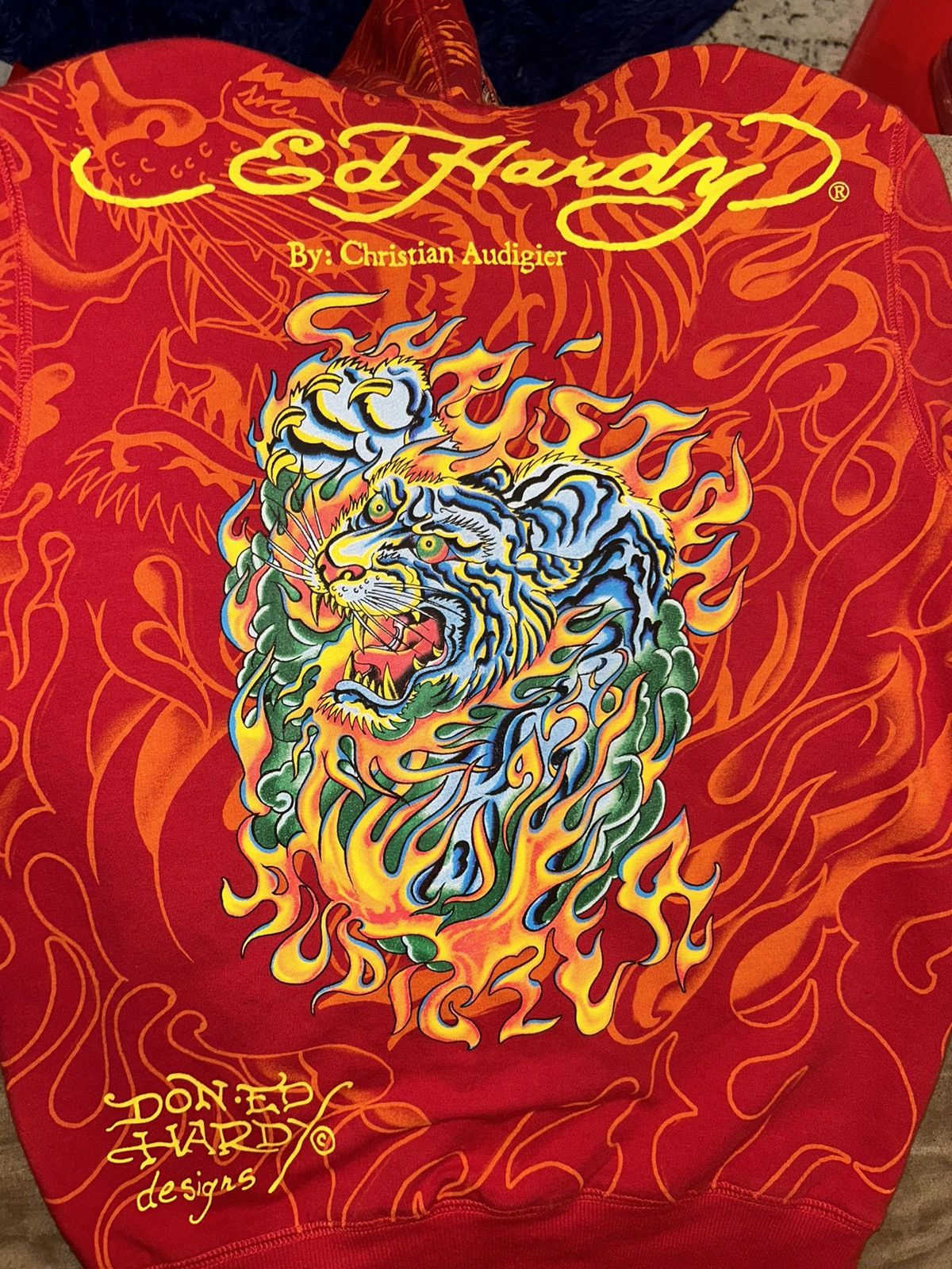 Ed Hardy Christian Audigier Vintage Ed Hardy Hoodie XS Size XS / US 0-2 / IT 36-38 - 2 Thumbnail