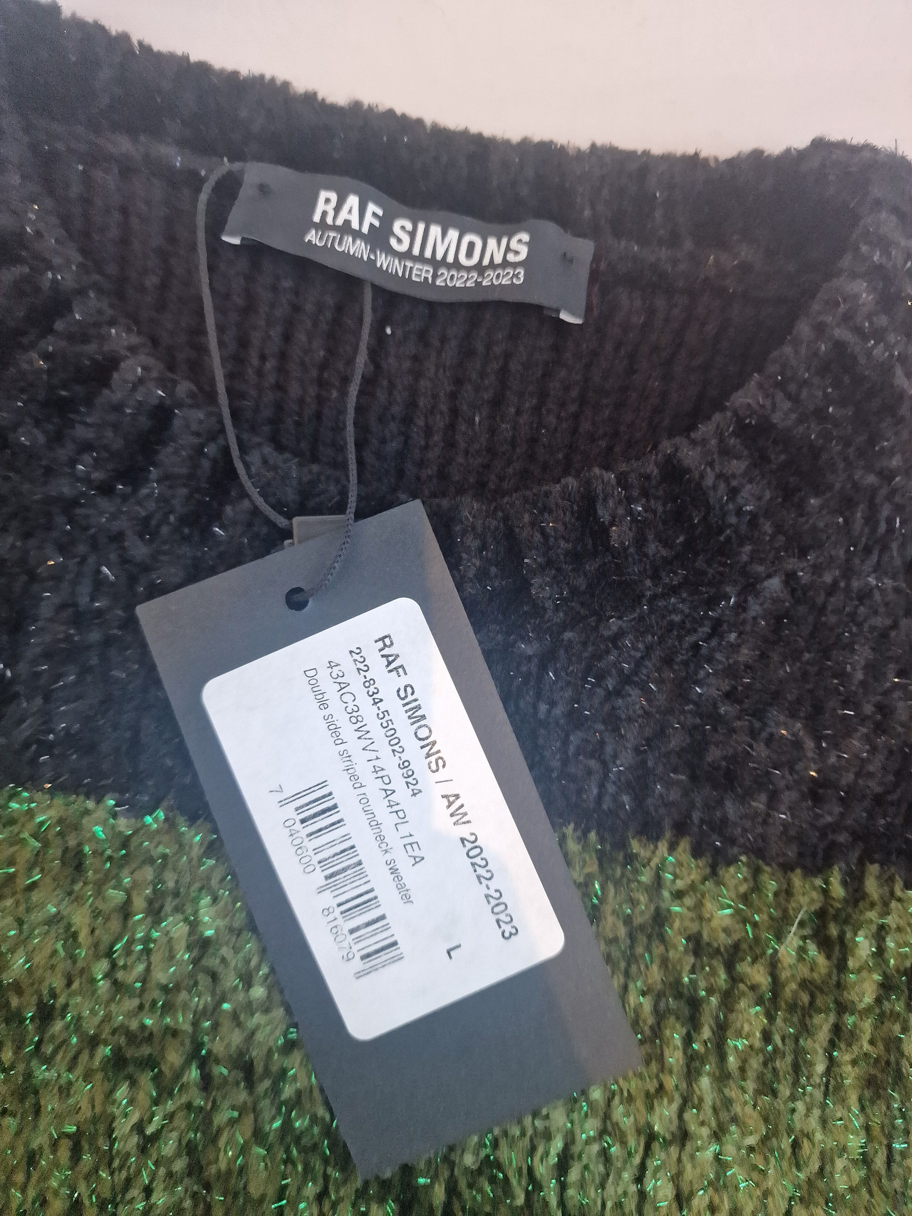 Raf Simons Raf Simons Metallic Striped Knit Size US L / EU 52-54 / 3 - 2 Thumbnail