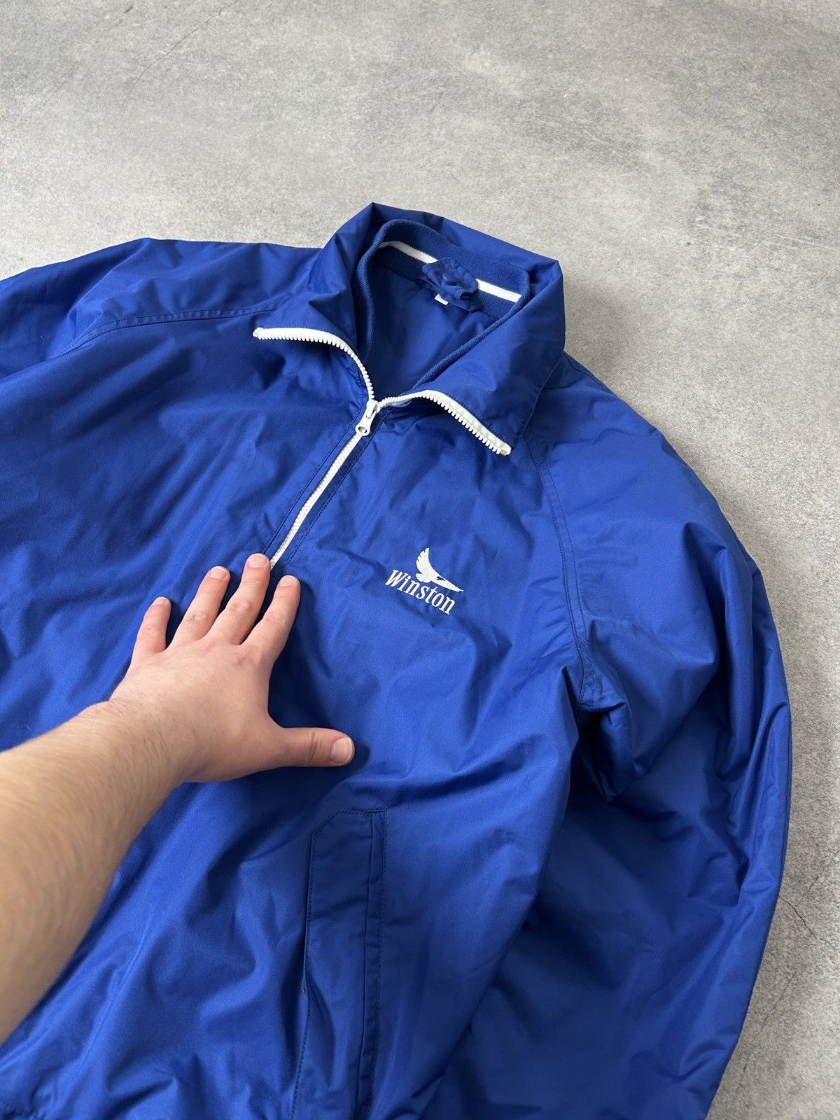Vintage Vintage Winston blue cigarettes jacket mens bombers Size US M / EU 48-50 / 2 - 5 Thumbnail