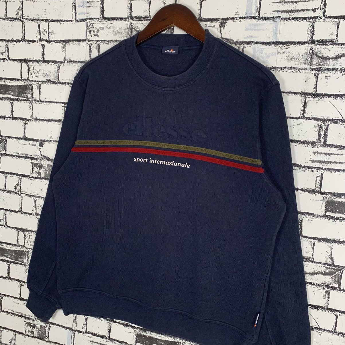 Designer × Ellesse × Vintage Ellesse Italian Sport Apparel Company Sweatshirt Crewneck Size US M / EU 48-50 / 2 - 2 Thumbnail