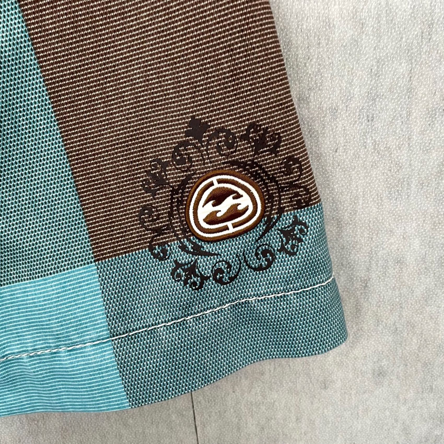 Billabong VINTAGE Billabong Board Shorts Adult 36 Blue Plaid Embroidered Surfing Mens Y2K Size US 36 / EU 52 - 4 Thumbnail