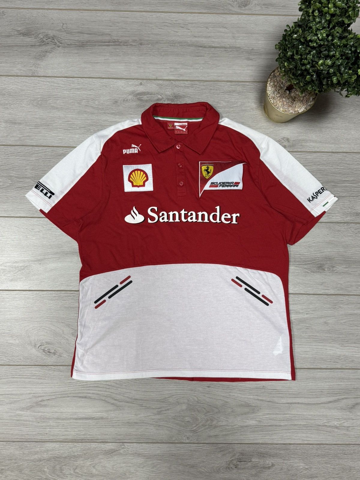 Puma Puma Ferrari Santander scuderia shell polo shirt Size US M / EU 48-50 / 2 - 1 Thumbnail