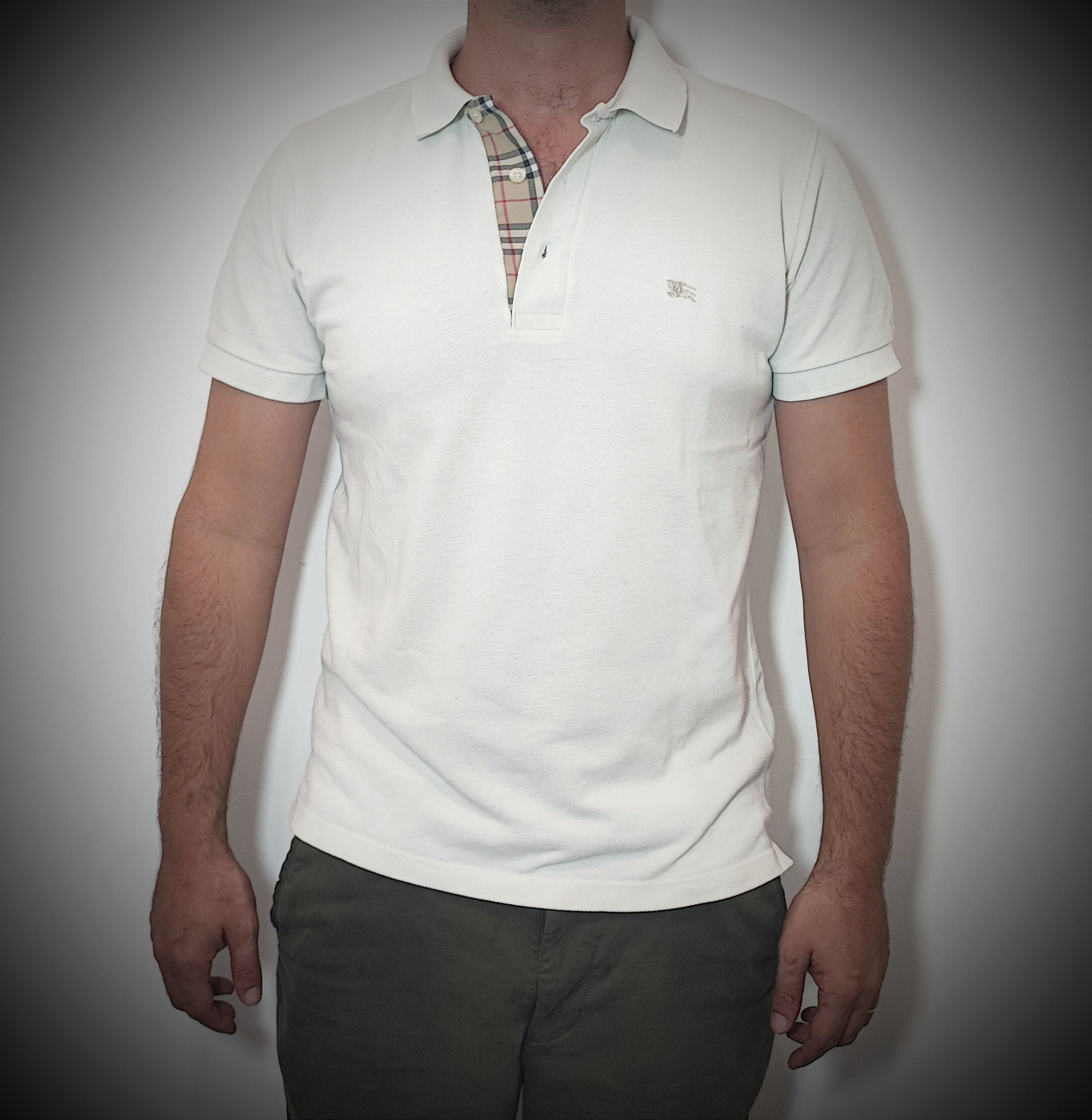 Burberry 🔥 Burberry Polo Size M White 🔥 Size US M / EU 48-50 / 2 - 5 Thumbnail