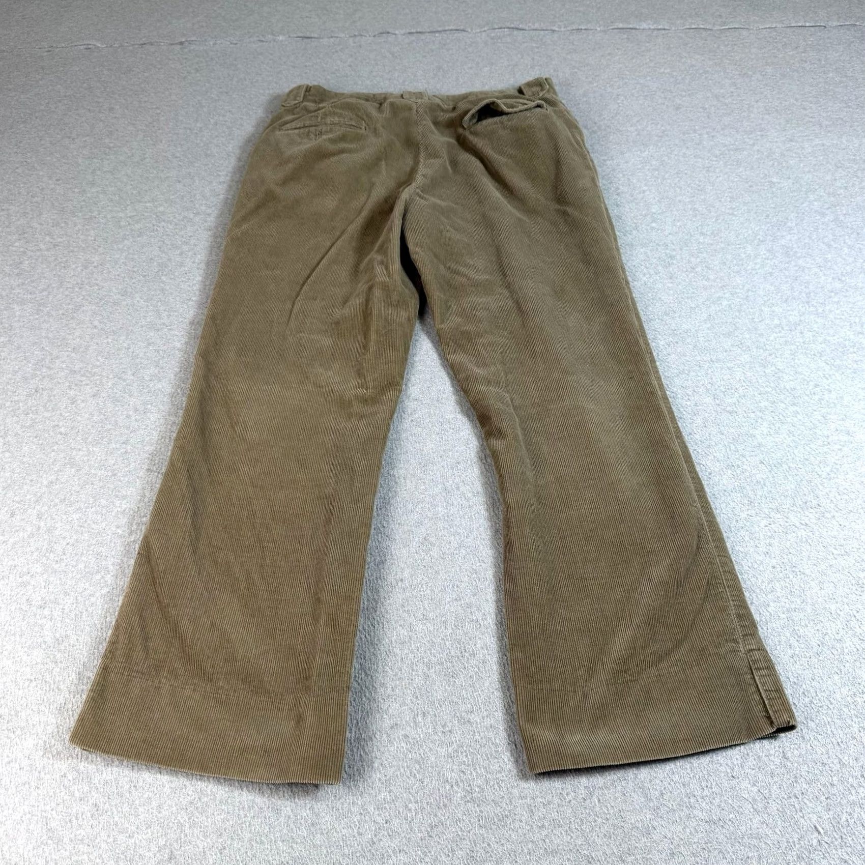 Polo Ralph Lauren VINTAGE Polo Ralph Lauren Corduroy Pants Mens 32x27 Brown Chino Heritage Relaxed Straight Front Pockets Casual Fall Men Size US XS / EU 42 / 0 - 2 Thumbnail