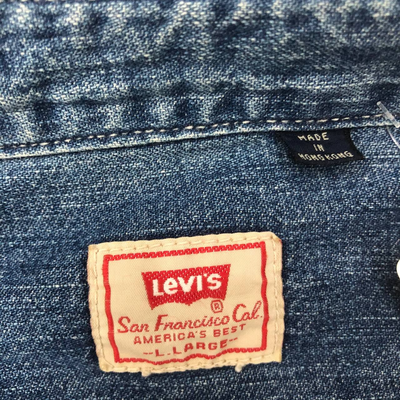 Levi's T474 VTG LEVI'S ACID WASH DENIM SHIRTS Size US L / EU 52-54 / 3 - 6 Thumbnail