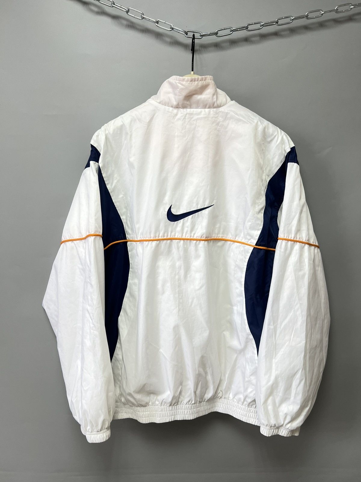 Nike Nike Windbreaker Vintage Jacket White Men’s Size US M / EU 48-50 / 2 - 2 Thumbnail