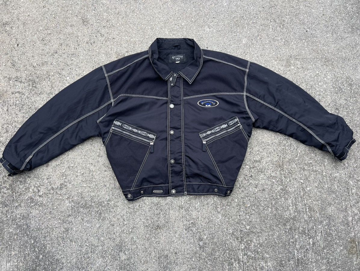 Billabong × Vintage Vintage 90s Billabong Hybrid Bomber Lined Jacket Size US M / EU 48-50 / 2 - 1 Thumbnail