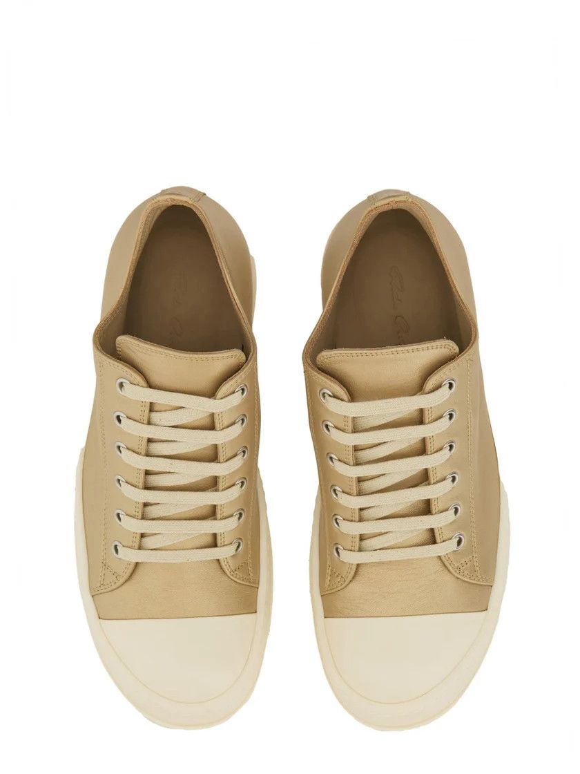 Rick Owens o1mle0226 Hollywood Leather Low Sneakers in Neutrals Size US 8 / EU 41 - 6 Thumbnail