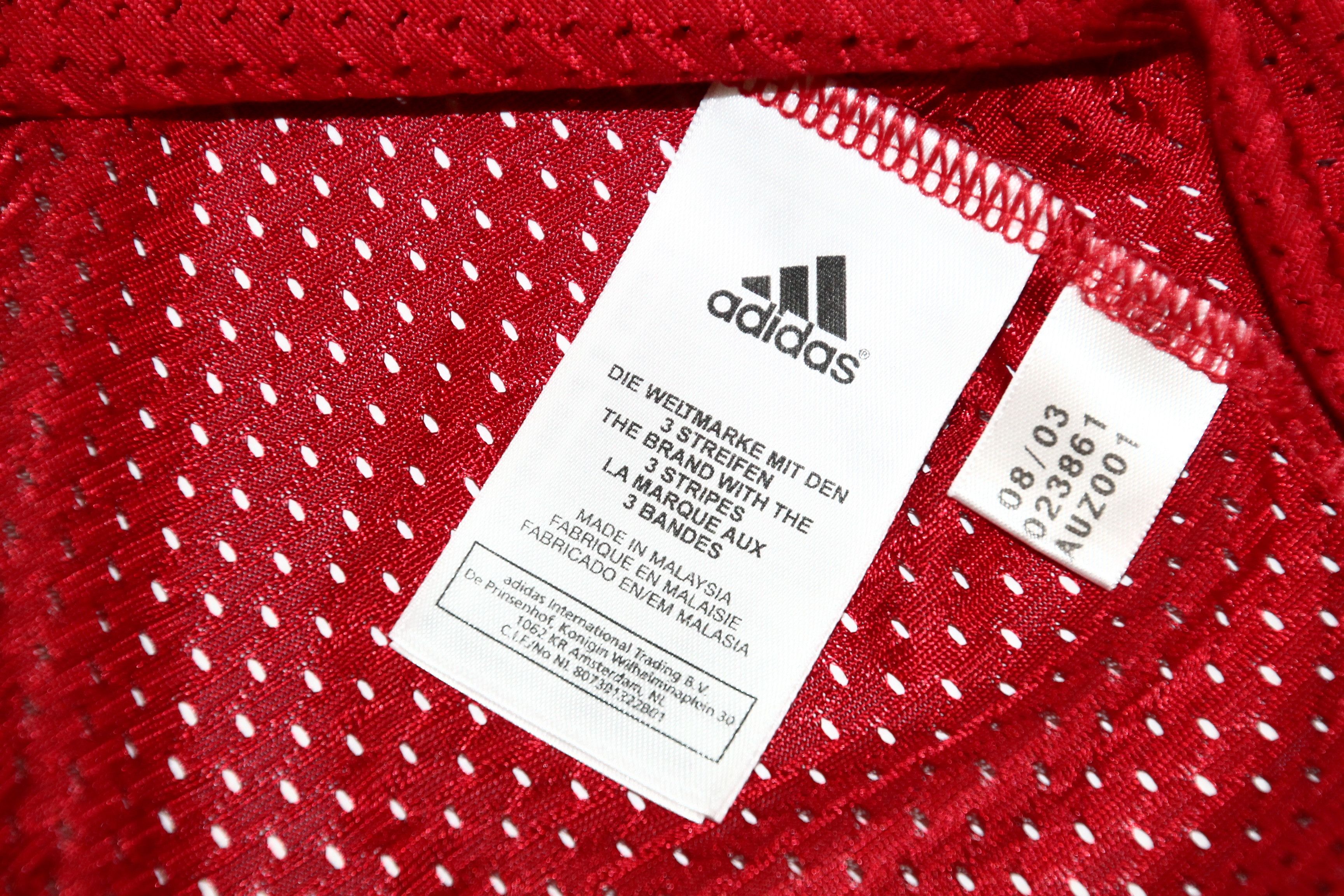 Adidas VTG Adidas #3 AdiTeam Hockey V-neck Mesh Jersey Size US L / EU 52-54 / 3 - 11 Thumbnail