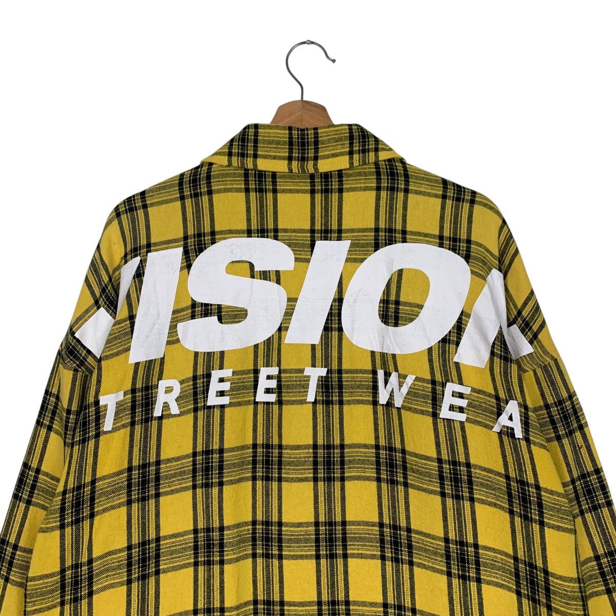 Vision Streetwear VISION STREETWEAR Big Logo Yellow Checked Jacket #1574-C70 Size US M / EU 48-50 / 2 - 2 Thumbnail