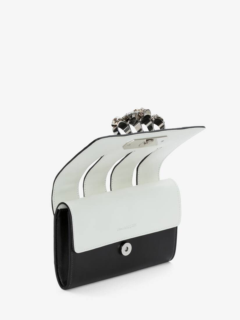 Alexander McQueen o1loc1c0225 Size: OS/The Slash Clutch in Black Size ONE SIZE - 4 Thumbnail