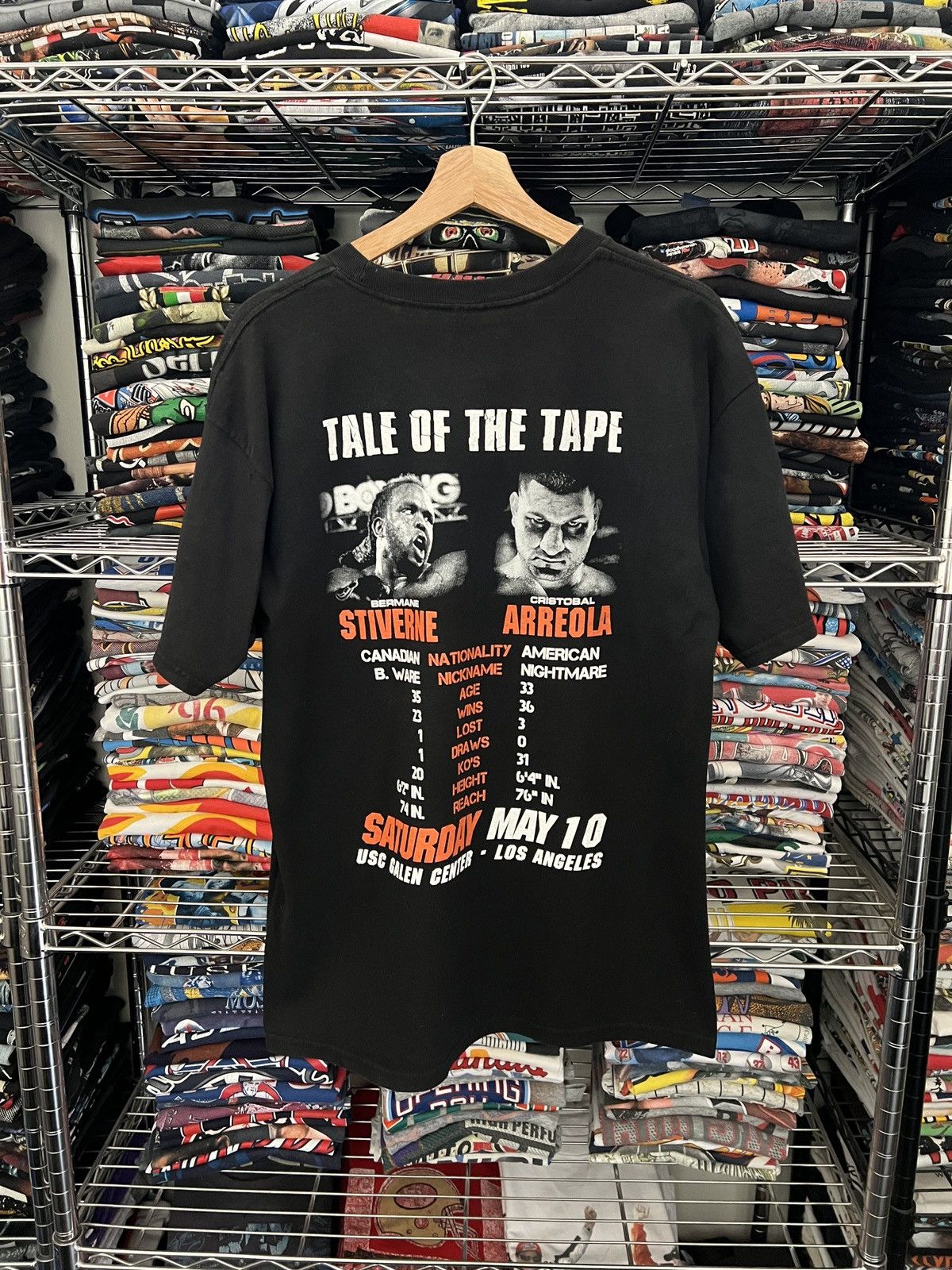 Alstyle Stiverne vs Arreola Boxing Promo Tee Size US L / EU 52-54 / 3 - 2 Thumbnail