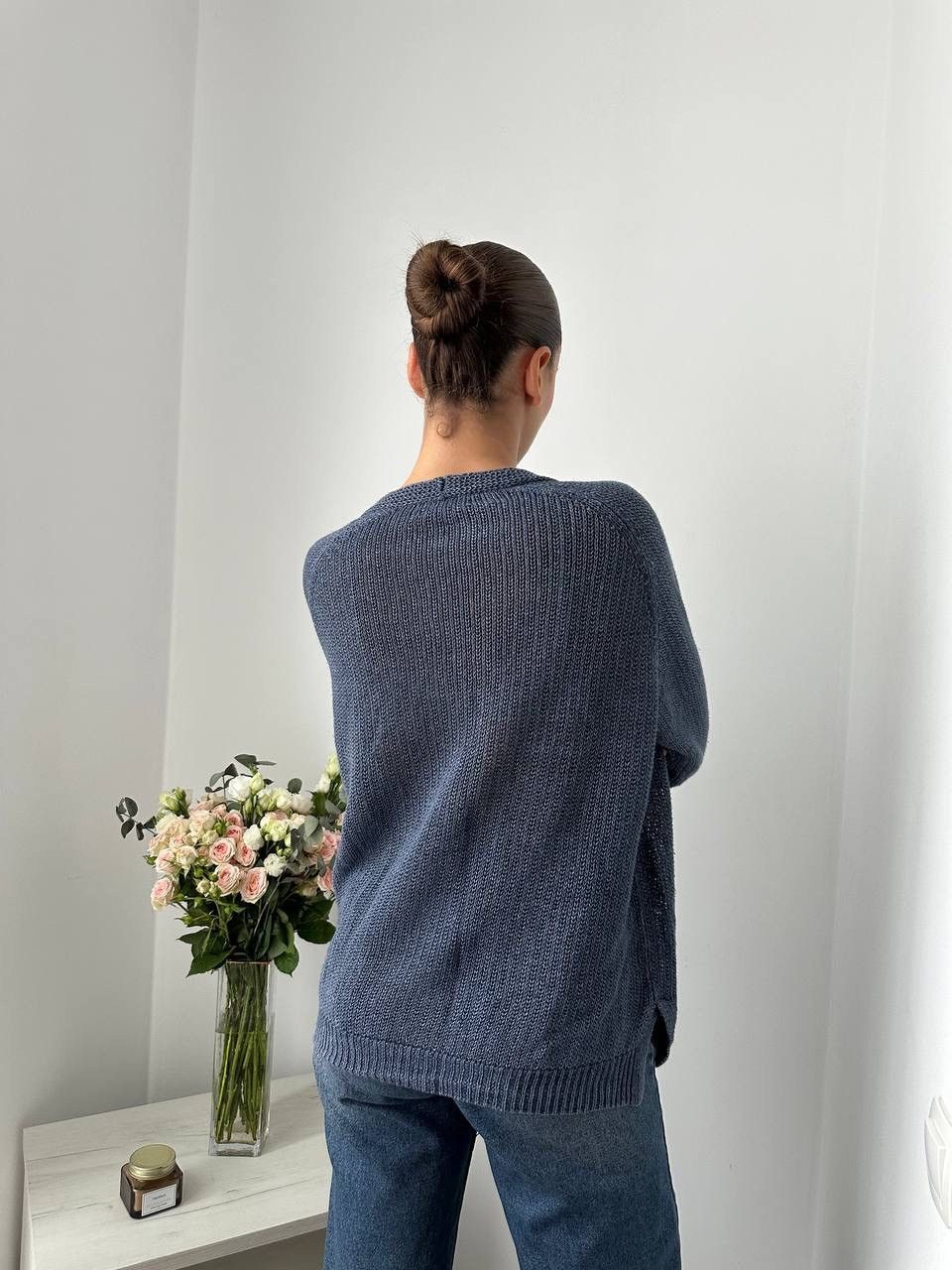 Polo Ralph Lauren × Vintage Vintage Polo Ralph Lauren Knit Blue Women’s Sweater Size XL / US 12-14 / IT 48-50 - 5 Thumbnail