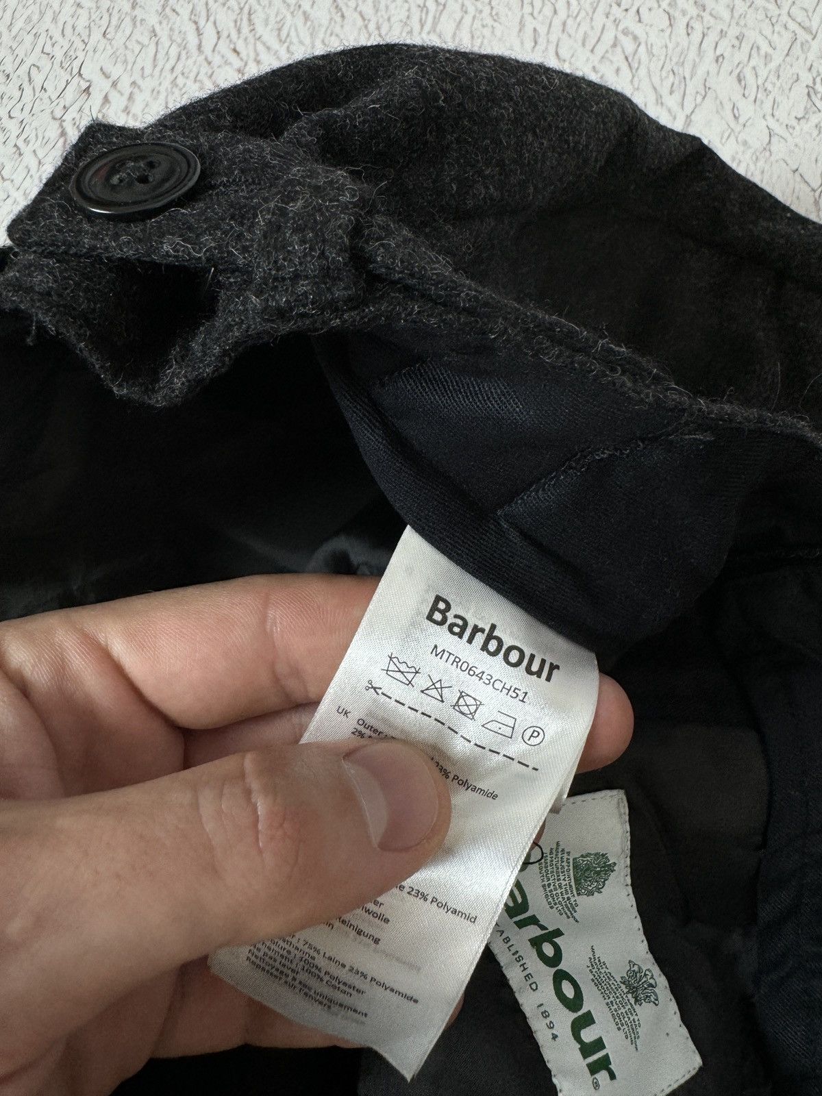 Barbour BARBOUR WHITE LABEL PETER WOOL PANTS TROUSERS Size US 38 / EU 54 - 13 Thumbnail