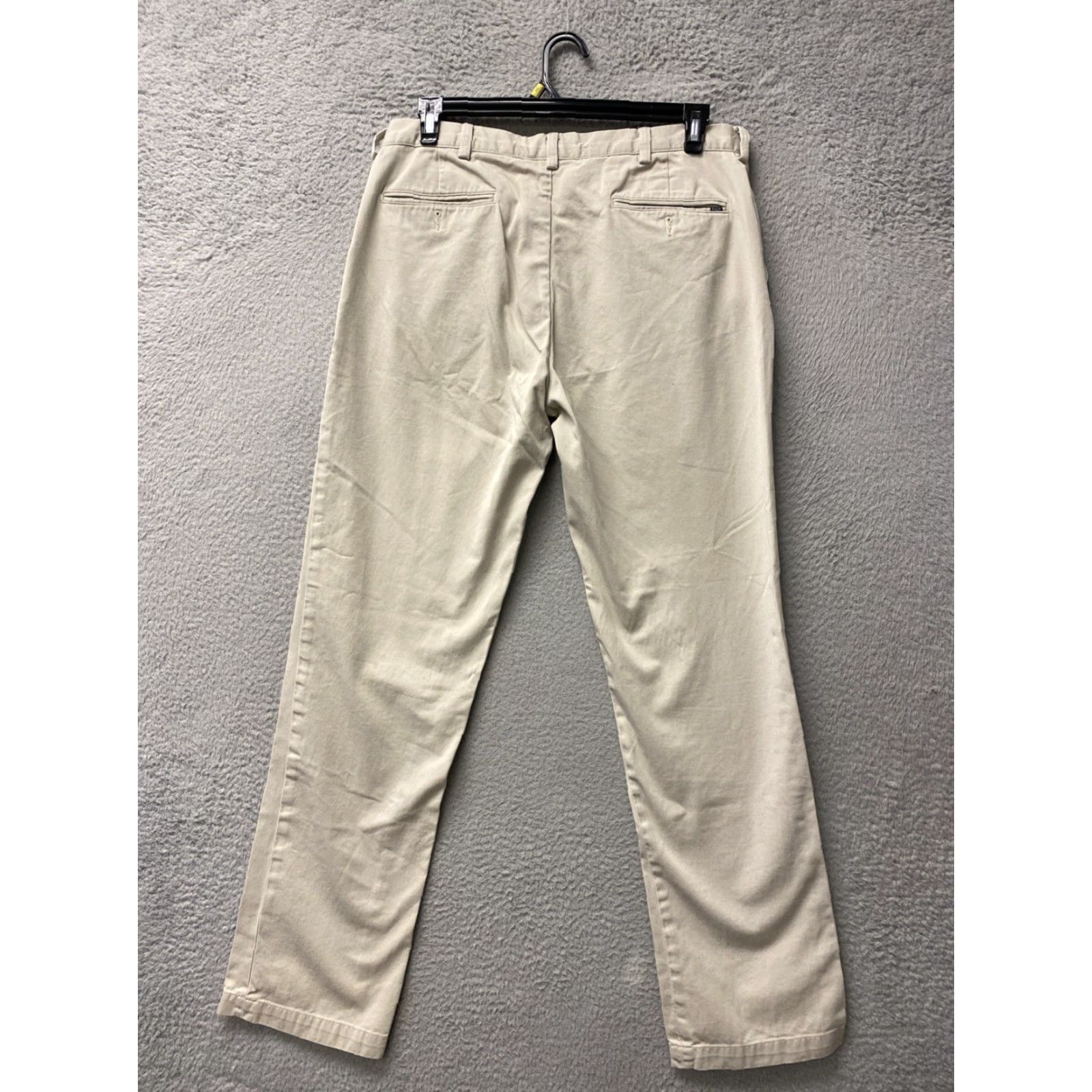 VINTAGE Polo Ralph Lauren Chino Pants Men 36 Regular Light Tan 34in Inseam Post-90s Preppy USA Mens