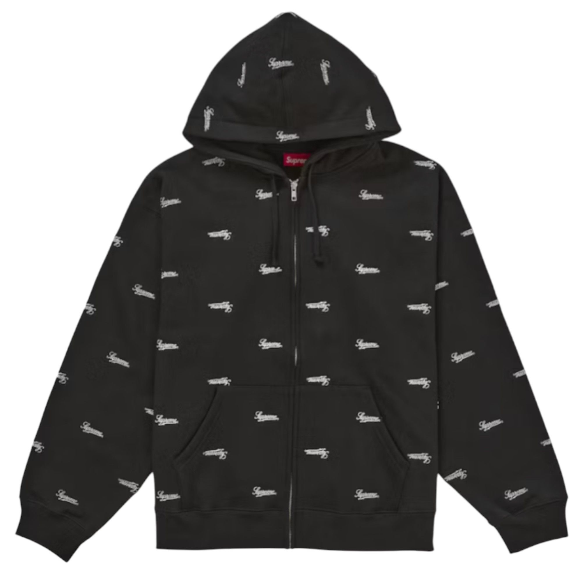 Supreme Split Crewneck Sweatshirt Black Men's FW18 US