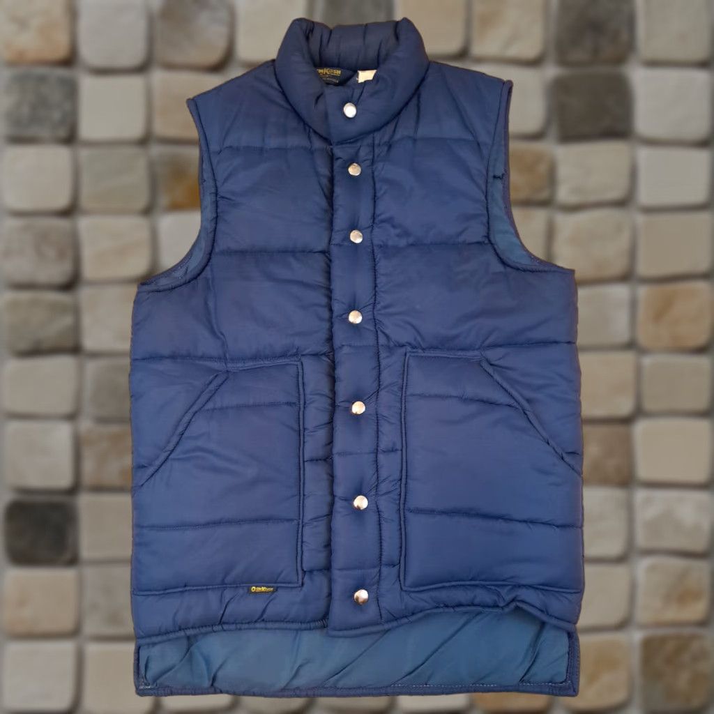 Vintage VINTAGE Osh kosh Vest Medium USA Made Blue Nylon Button Down Full Metal Button Down Outdoor Bomber Vest Men M Blue USA Pattern Solid Middle-Length Size US M / EU 48-50 / 2 - 1 Thumbnail