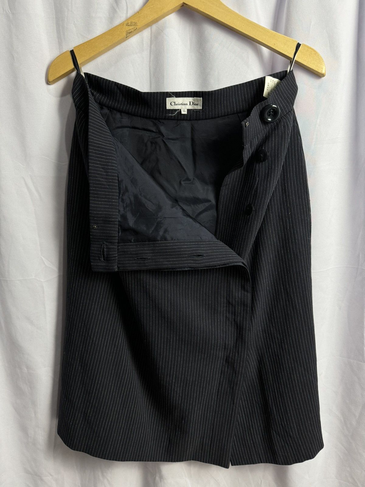 Christian Dior Monsieur × Dior × Vintage Vintage Dior Asymmetical Skirts Size 29" - 2 Thumbnail