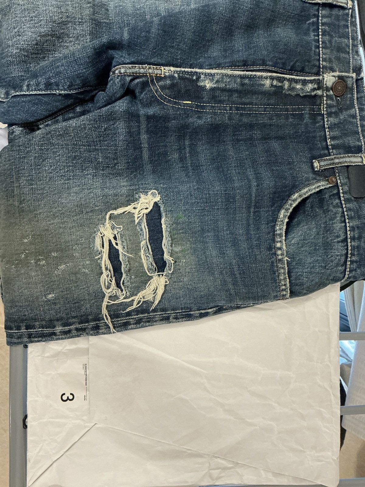 Visvim 18ss Journeyman Pants Tacked Crash OG First Release sz 3 Size US 36 / EU 52 - 4 Thumbnail