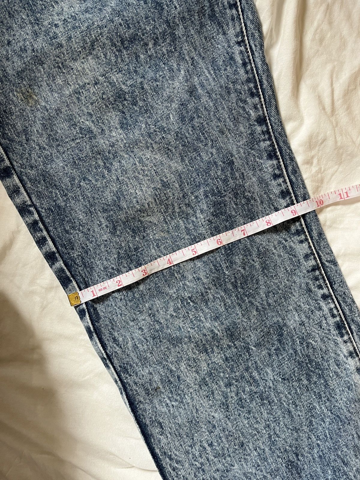 Levi's 80s Levis Big E Acid Wash Hidden Rivet Size US 32 / EU 48 - 19 Thumbnail