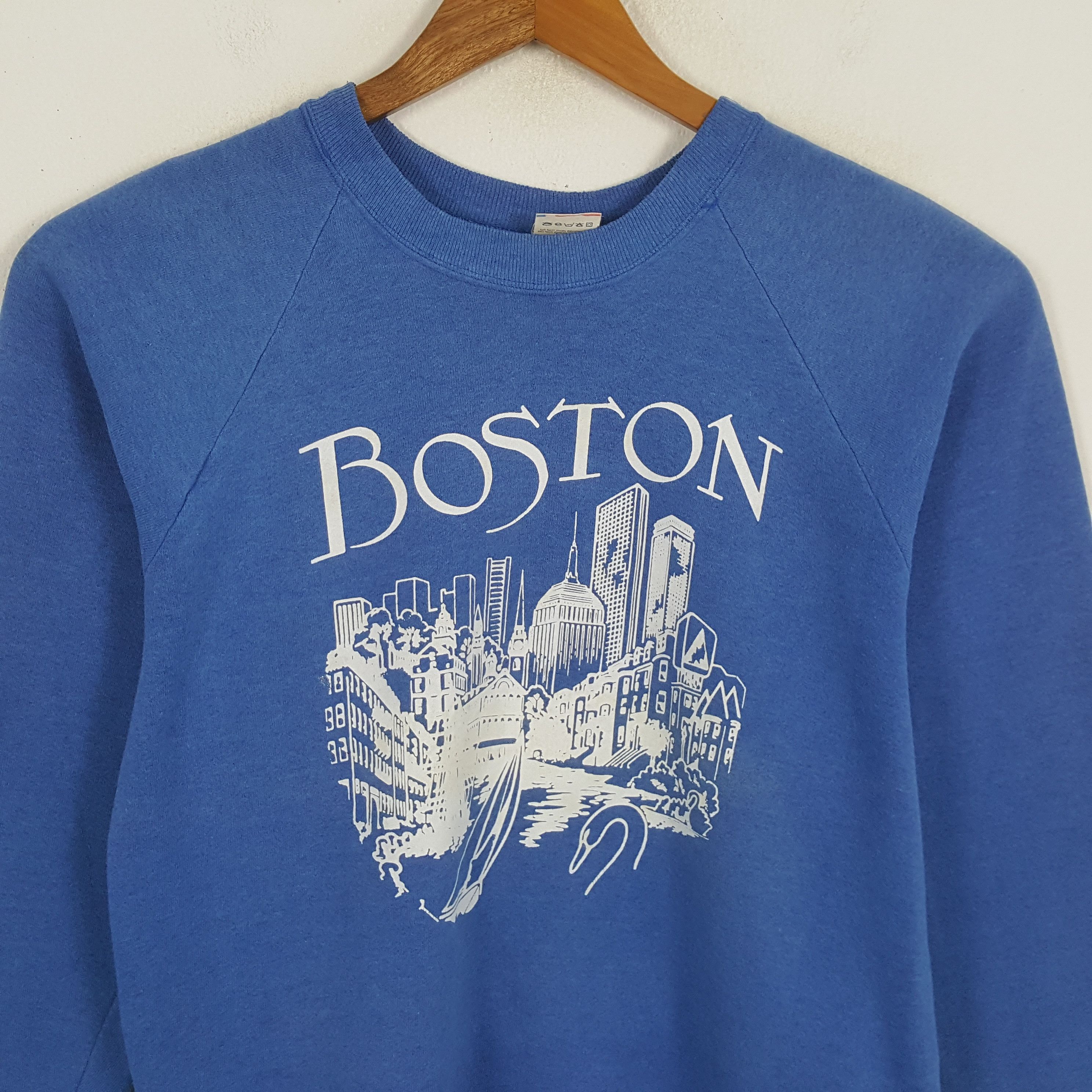 Vintage Vintage BOSTON American State Promo Vintage Sweatshirt Size US M / EU 48-50 / 2 - 2 Thumbnail