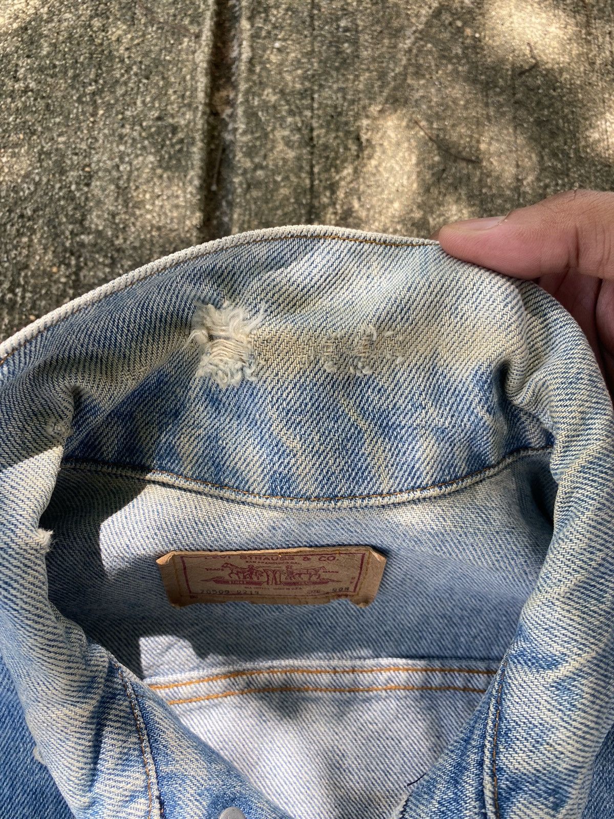 🔥 Distressed 🔥 Vintage 90s Levis Type-2 Jacket